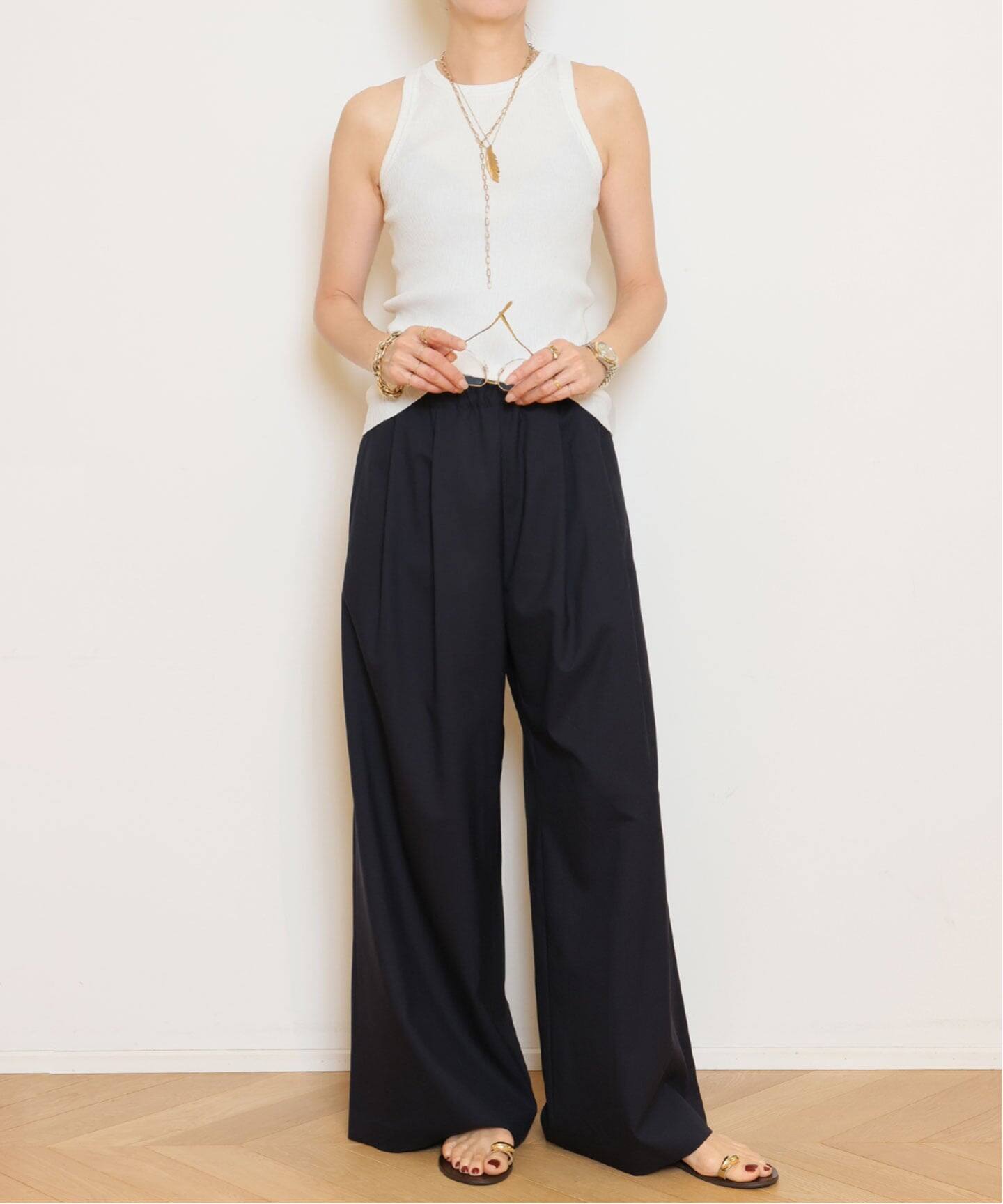 Deuxieme Classe LOREL RIB タンクトップ セール】*LOREL RIB タンクトップ（ニット/セーター）｜Deuxieme