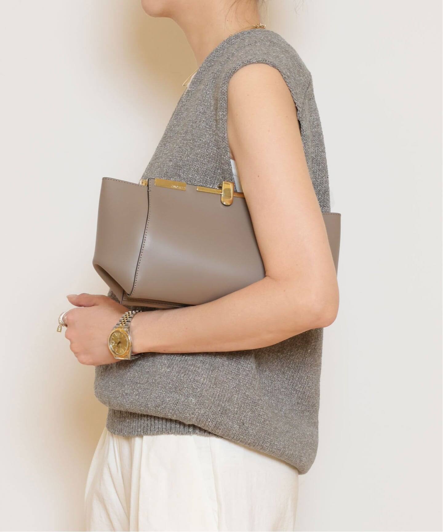 DEUXIEME CLASSE★Lily Linen Vネック ベスト★完売 Lily Linen Vネック ベスト（ベスト）｜MUSE de Deuxieme Classe