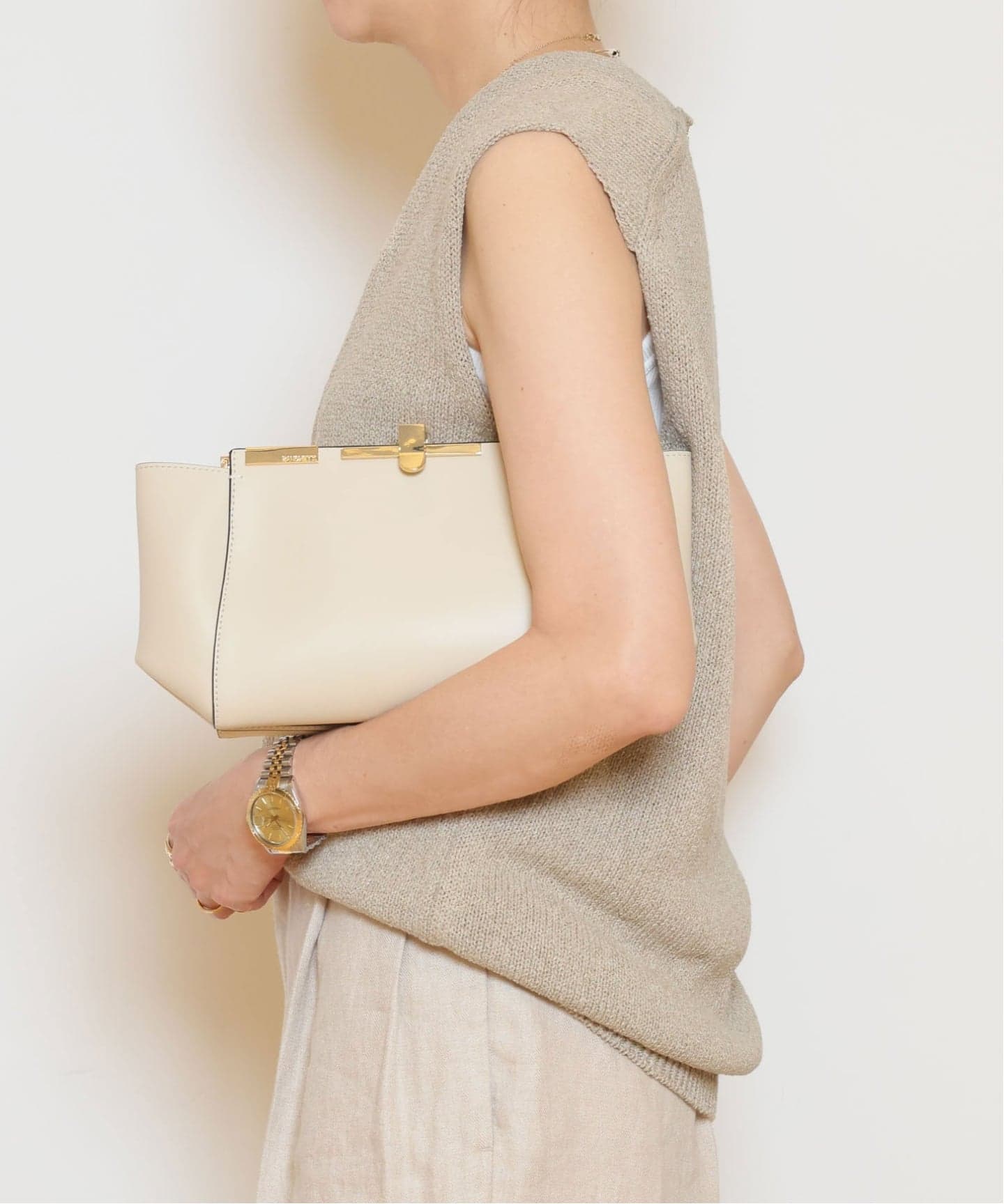 Lily Linen Vネック ベスト（ベスト）｜MUSE de Deuxieme Classe