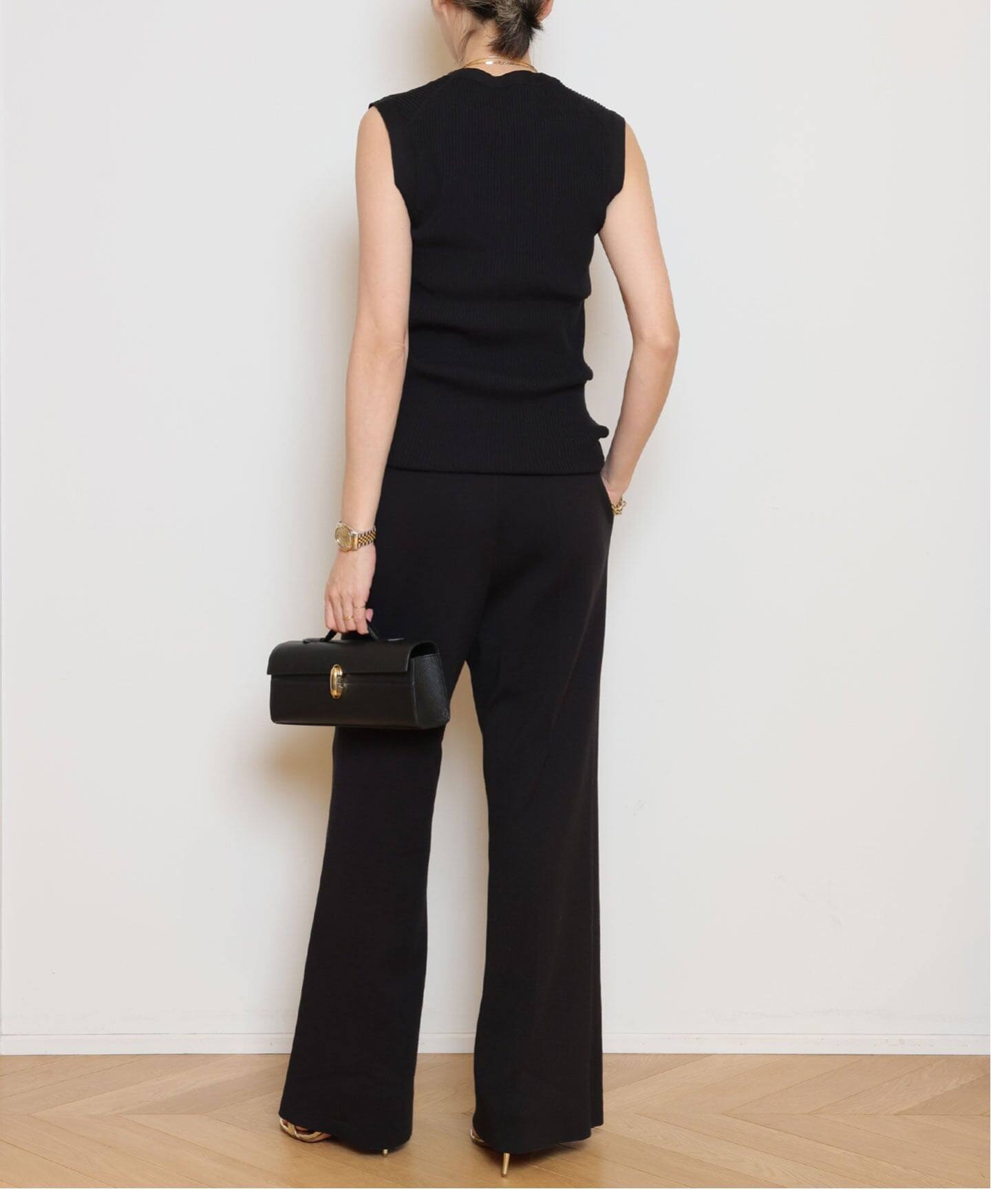 【美品】  MUSE de Deuxieme Classe / ミューズドゥーズィーエムクラス | 2025SS | Beauty Latest / クルーネックニット カットソー | F | ブラウン | レディース Beauty Latest クルーネック（ニット／セーター）｜MUSE de Deuxieme