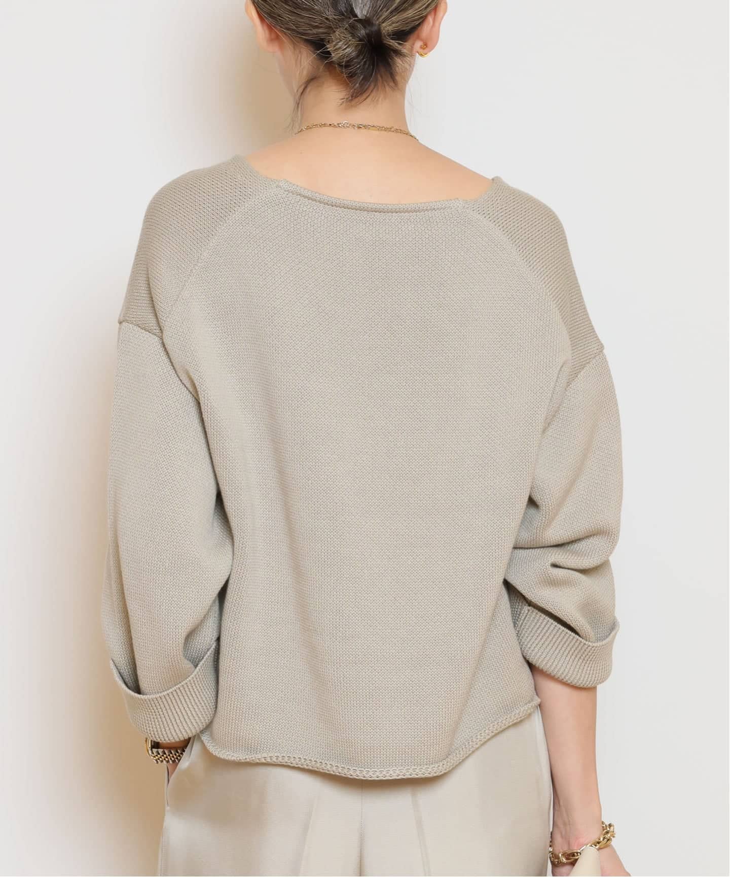 ドゥーズィエムクラス 2025 別注 Beauty Vnec コットン ニット DEUXIEME CLASSE - 【美品】 Deuxieme Classe / ドゥーズィエムクラス