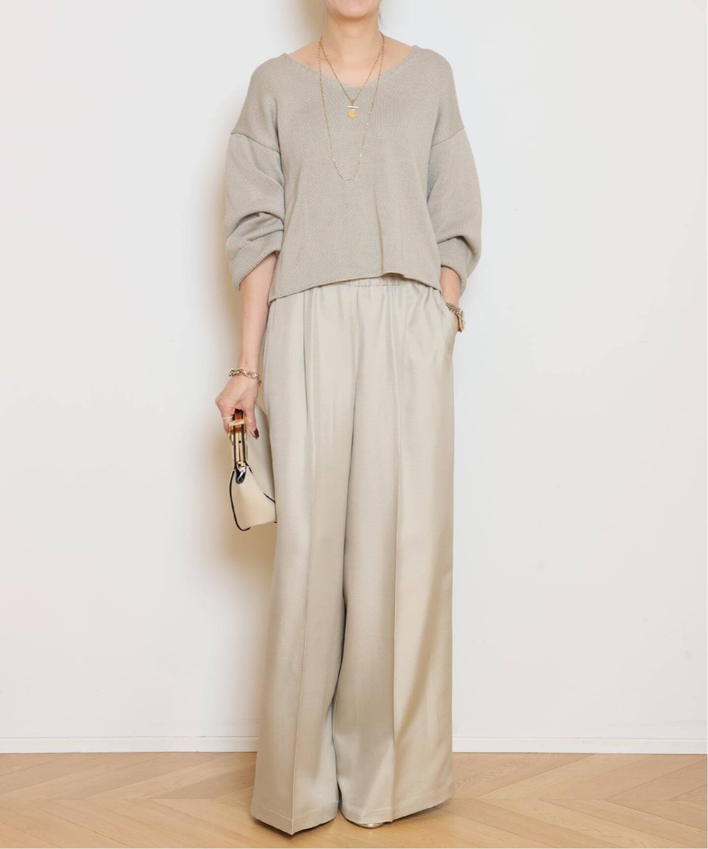 【新品・紙タグ付】ドゥーズィエムのBeauty V nec Knit Beauty Vネック ニット（ニット／セーター）｜MUSE de Deuxieme Classe