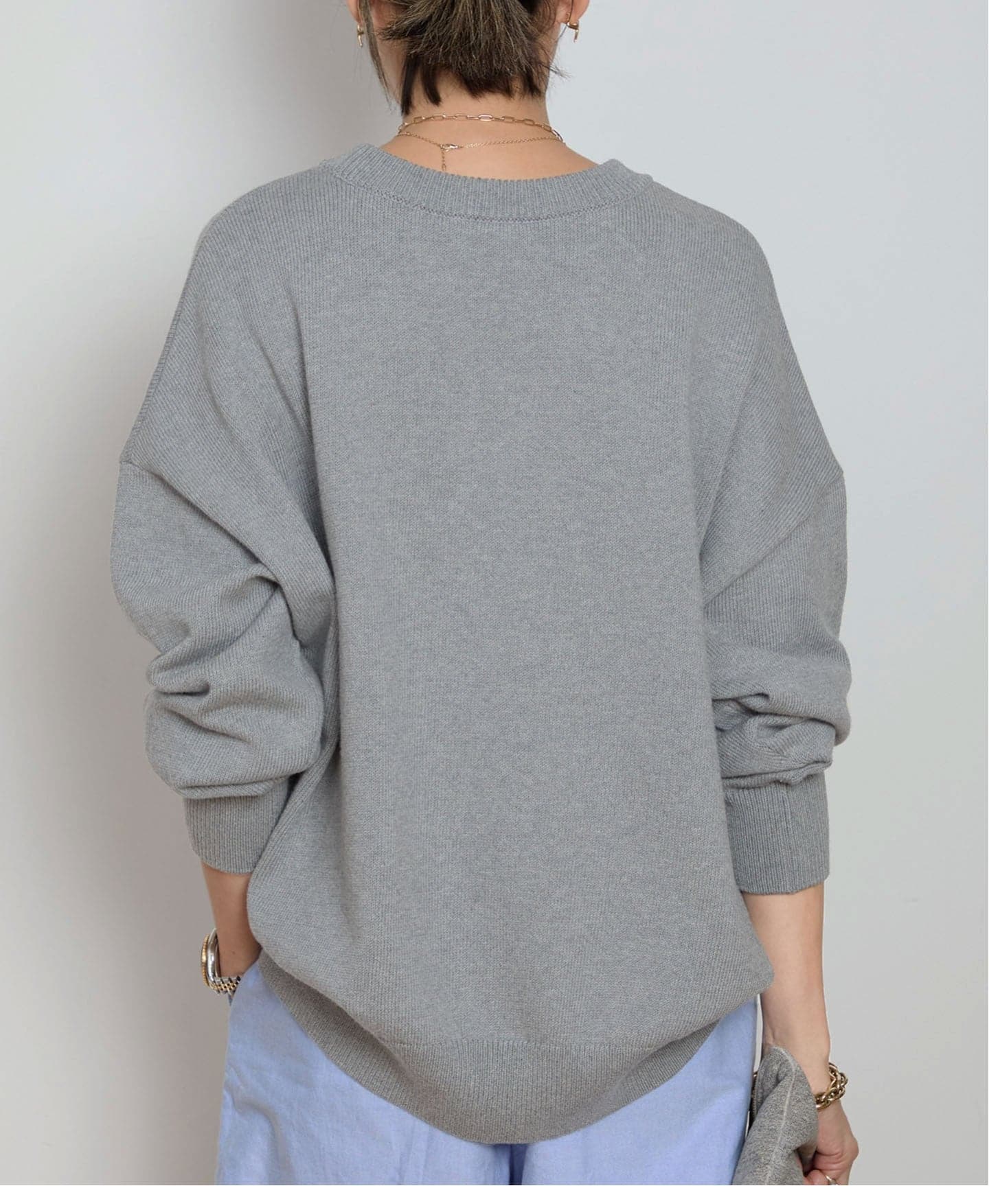 MUSE de Deuxieme Classe ニット カットソー ウール 長袖 MUSE de Deuxieme Classe deuxieme classe ミューズ ドゥ