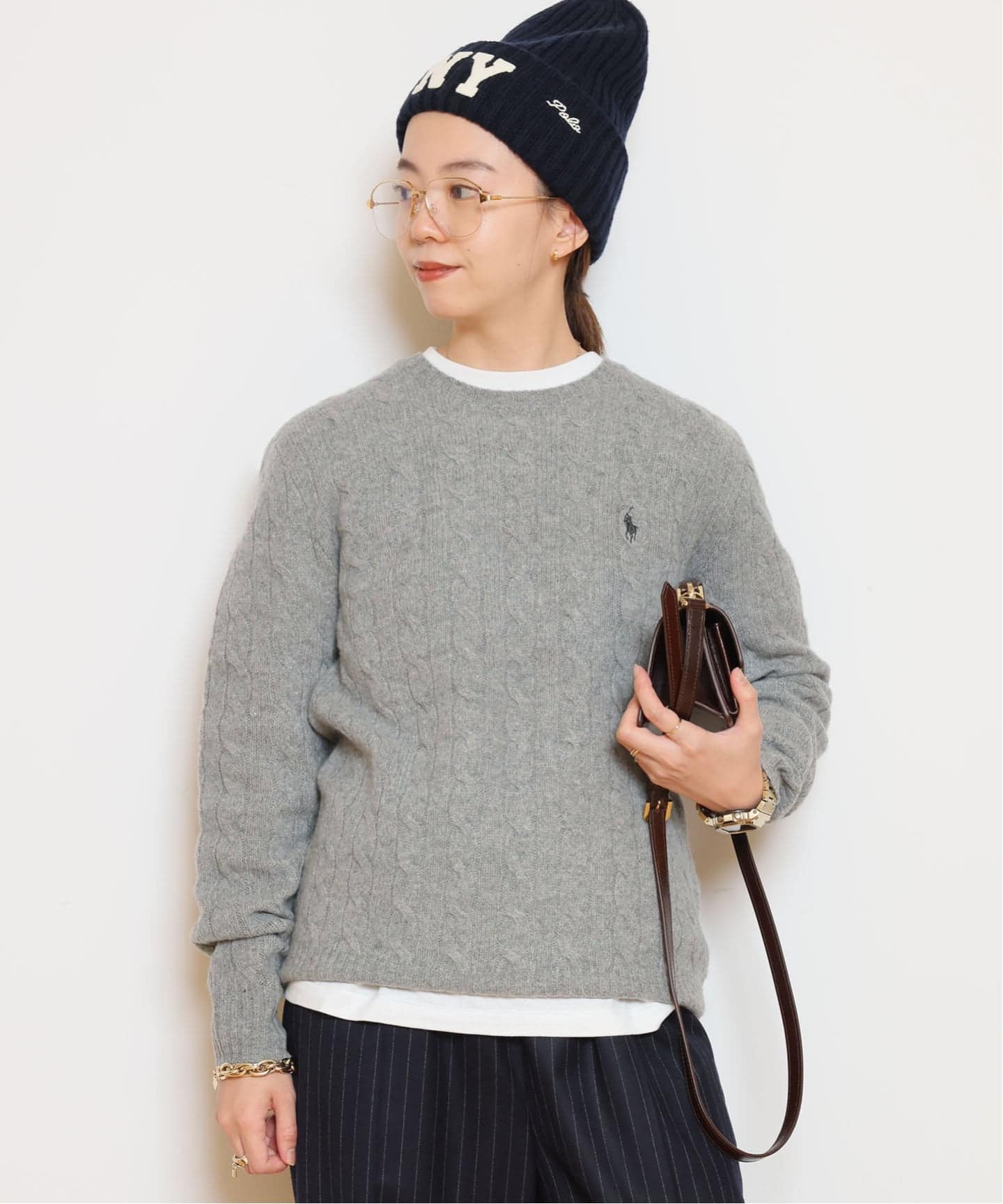 POLO RALPH LAUREN / ポロ ラルフ ローレン】CABLE クルーネック