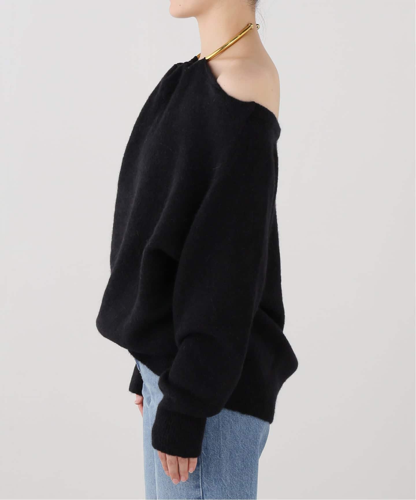 DARKPARK/ダークパーク】NECKLACE OFF SHOULDER ニット（ニット