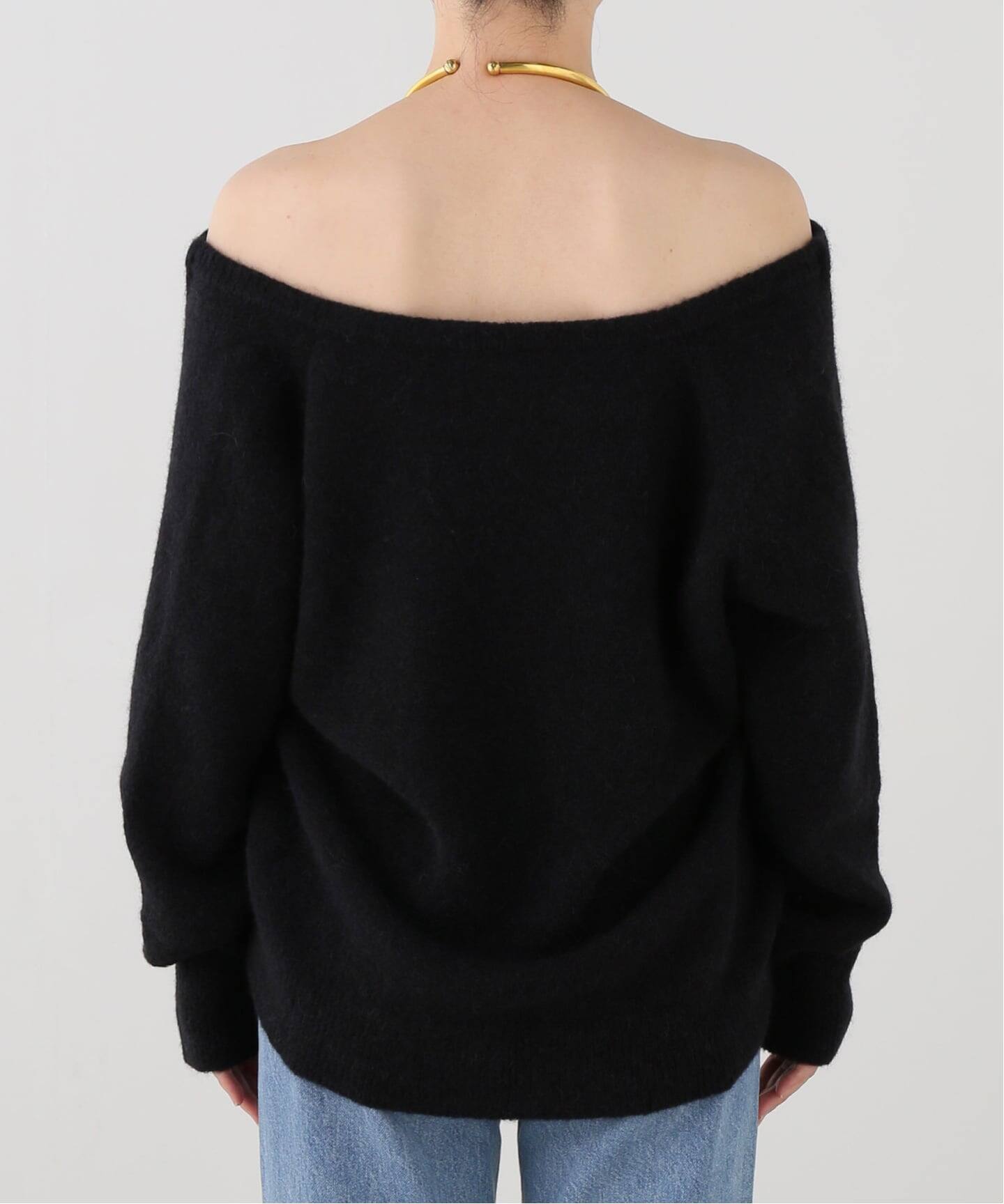 DARKPARK/ダークパーク】NECKLACE OFF SHOULDER ニット（ニット