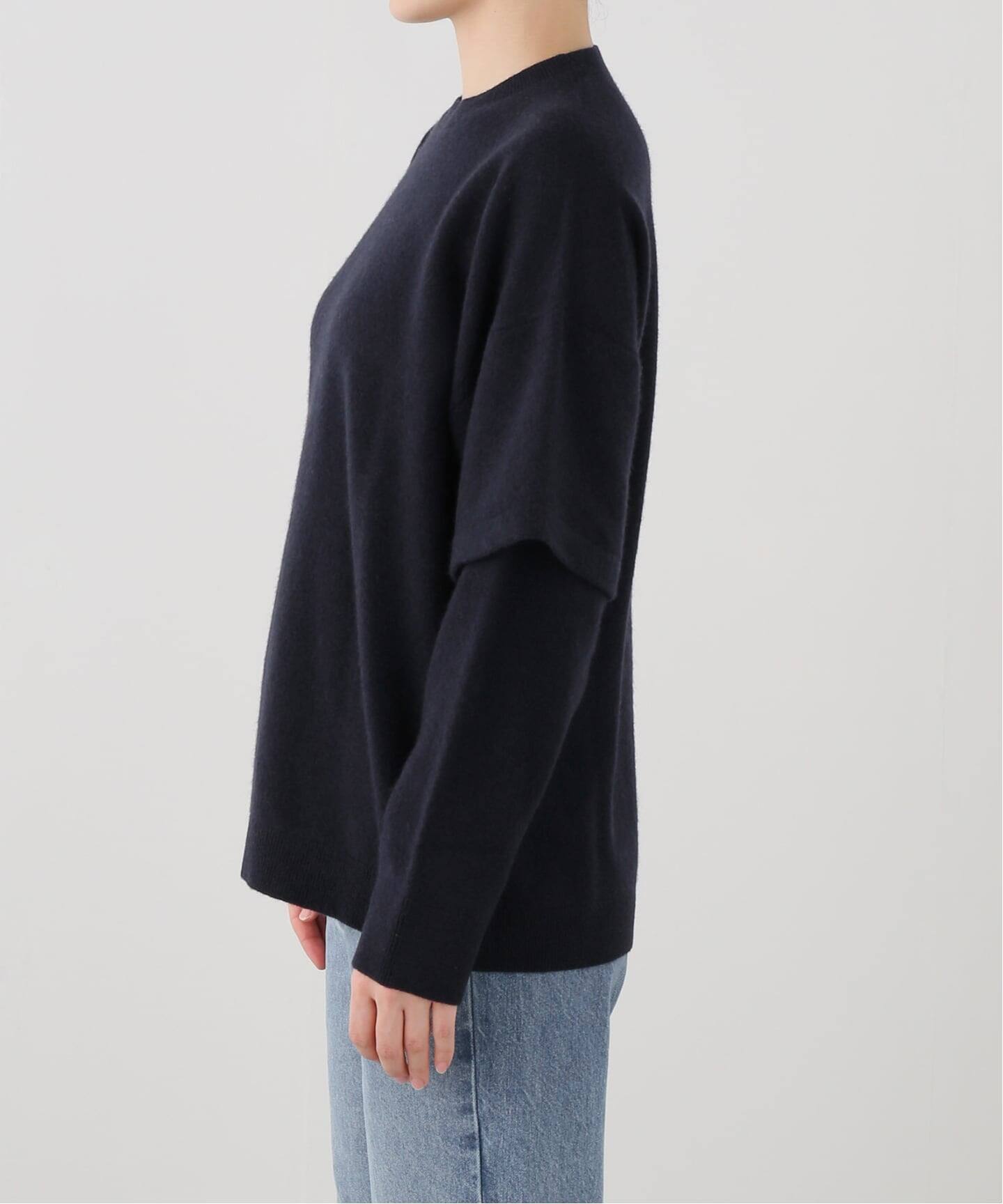 DARKPARK/ダークパーク】W/CASH DOUBLE SLEEVE TEE ニット（ニット 
