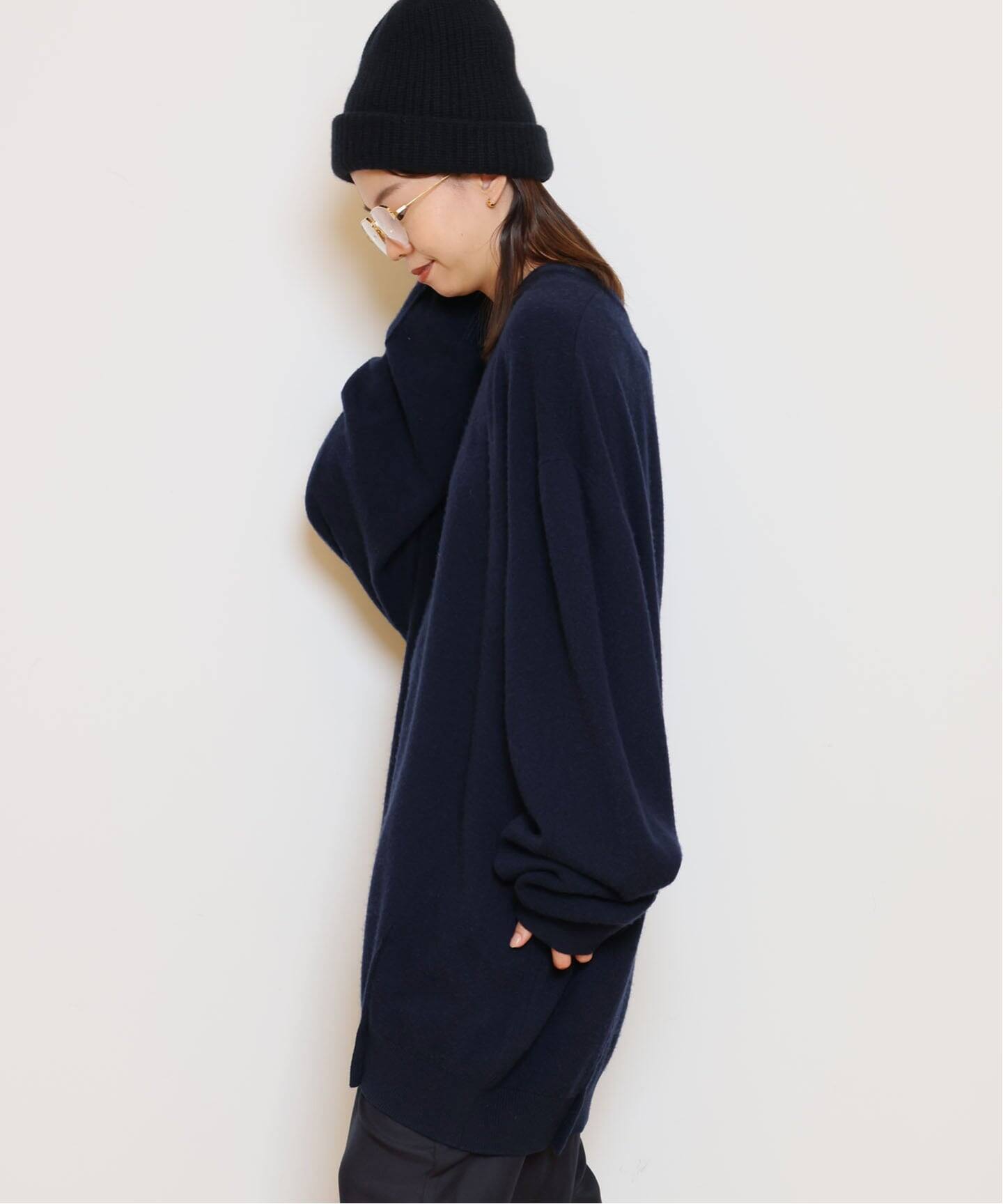 FRENKEN/フランケン】CASH WOOL クルーネックニット(ニット/セーター FRENKEN/フランケン】CASH WOOL クルーネックニット(ニット/セーター