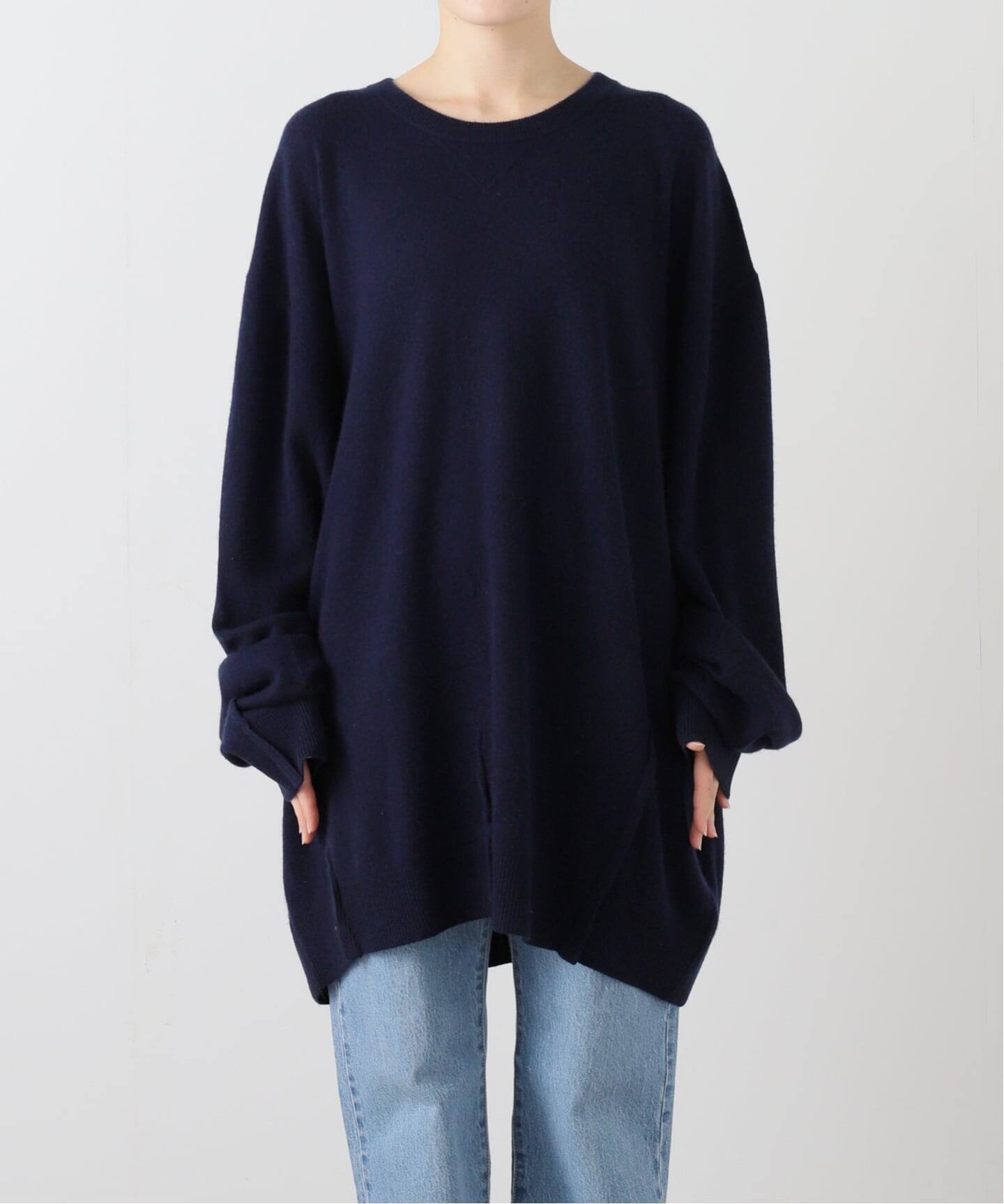 FRENKEN/フランケン】CASH WOOL クルーネックニット（ニット／セーター