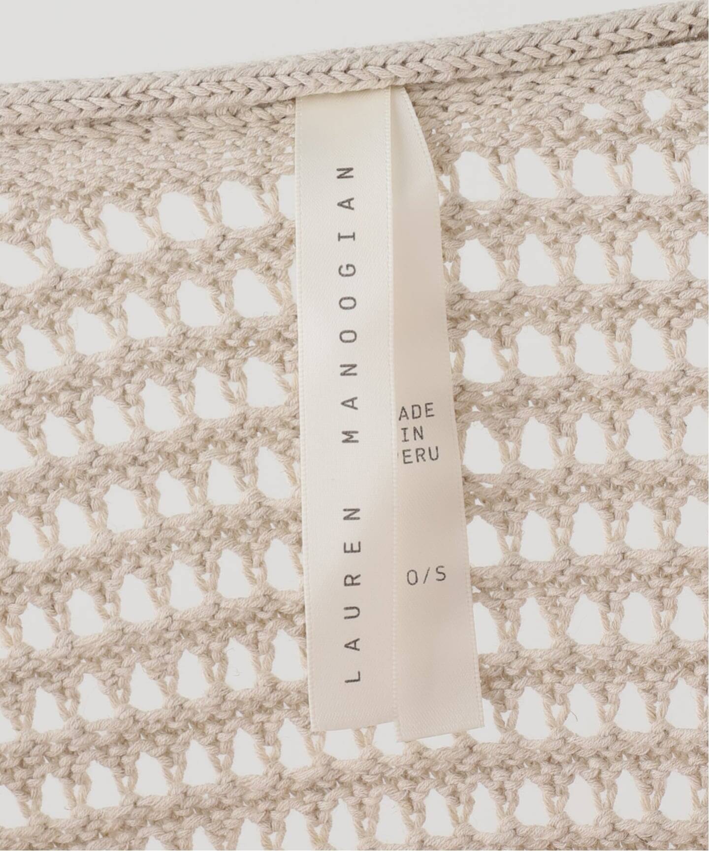 DEUXIEME CLASSE - 美品 ドゥーズィエムクラス Deuxieme Classe ローレンマヌージアン LAUREN MANOOGIAN LONGカーディガン 0/S【2400013600675】 LAUREN MANOOGIAN/ローレン マヌージアン】NET カーディガン