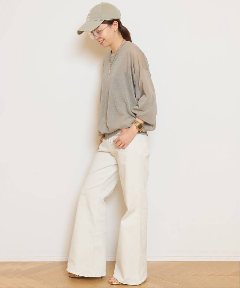 HERILL/ヘリル】Ramie Highgauge Crewneck ニット （ニット／セーター 