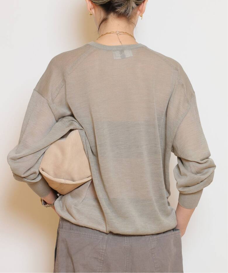 HERILL/ヘリル】Ramie Highgauge Crewneck ニット （ニット／セーター 