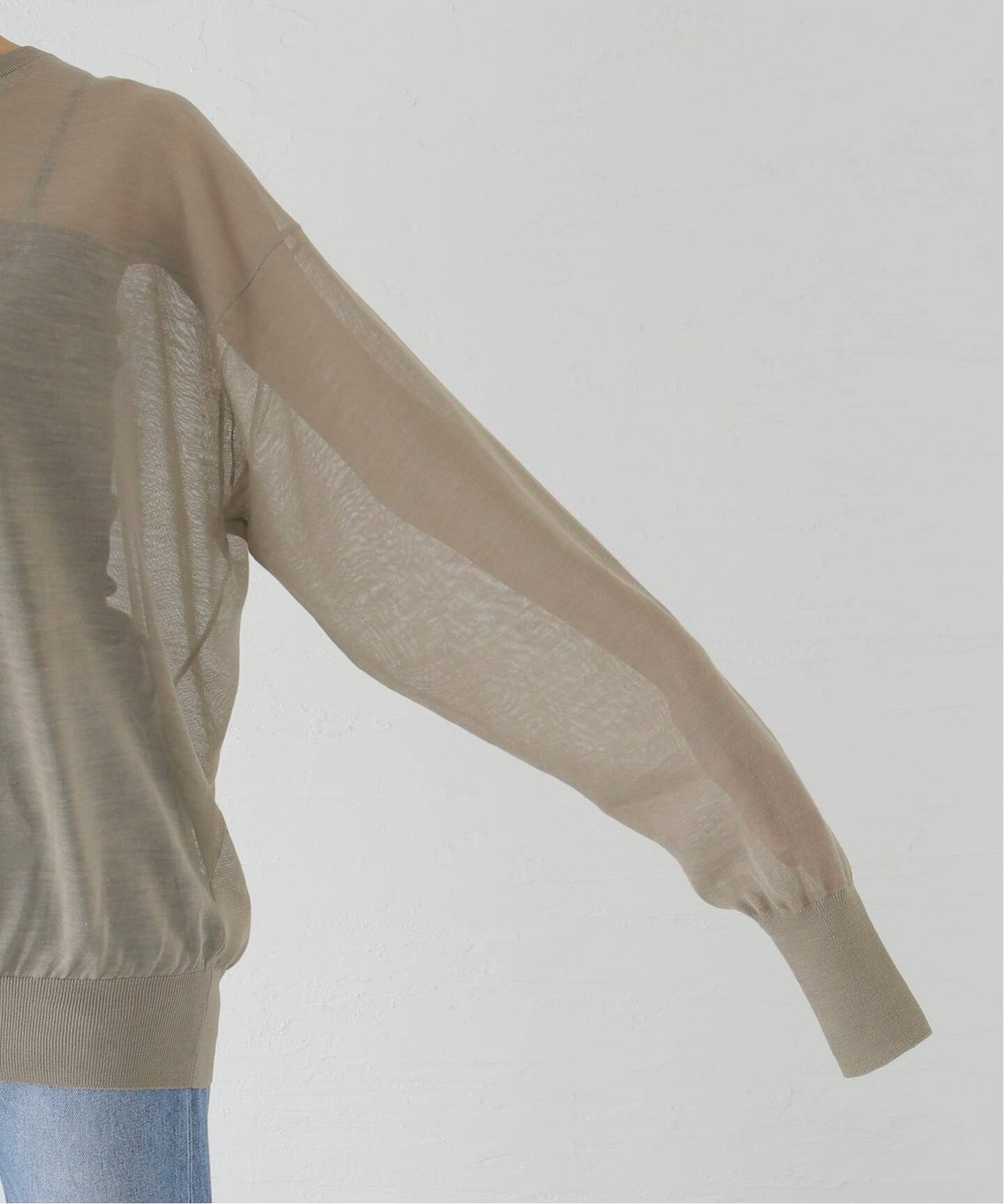 HERILL/ヘリル】Ramie Highgauge Crewneck ニット （ニット／セーター