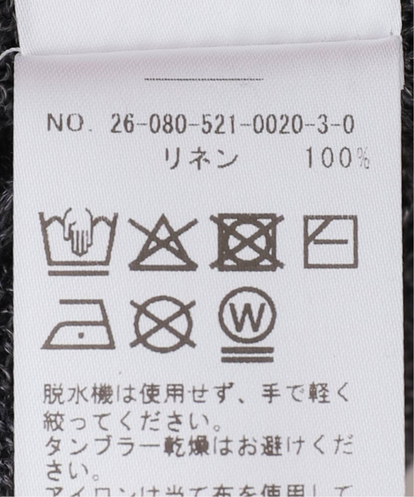 R13/アールサーティーン】 3/4 SLEEVE TWISTED FRONT カーディガン