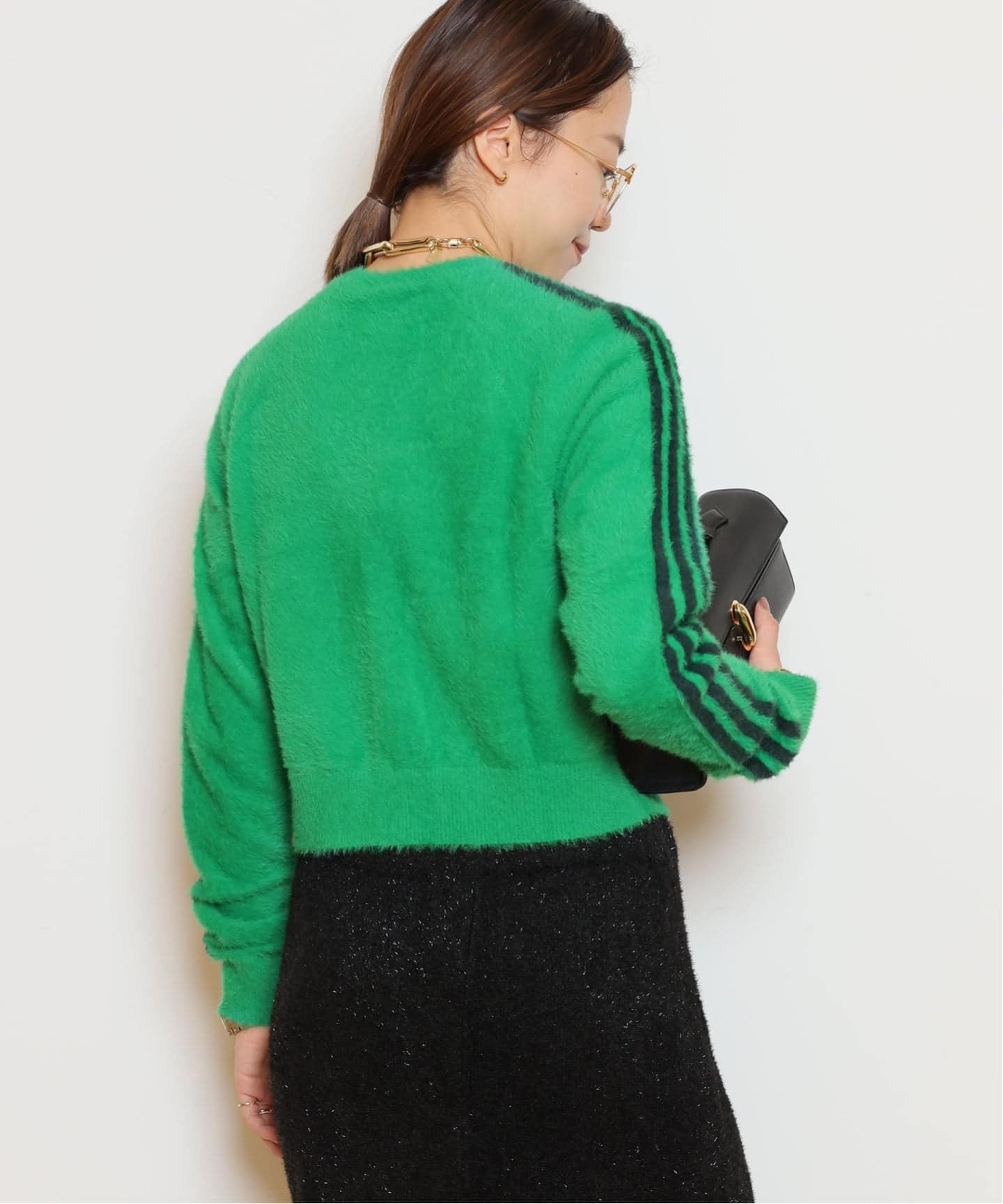 ADIDAS/アディダス】FLUFFY カーディガン（ニット／セーター）｜MUSE