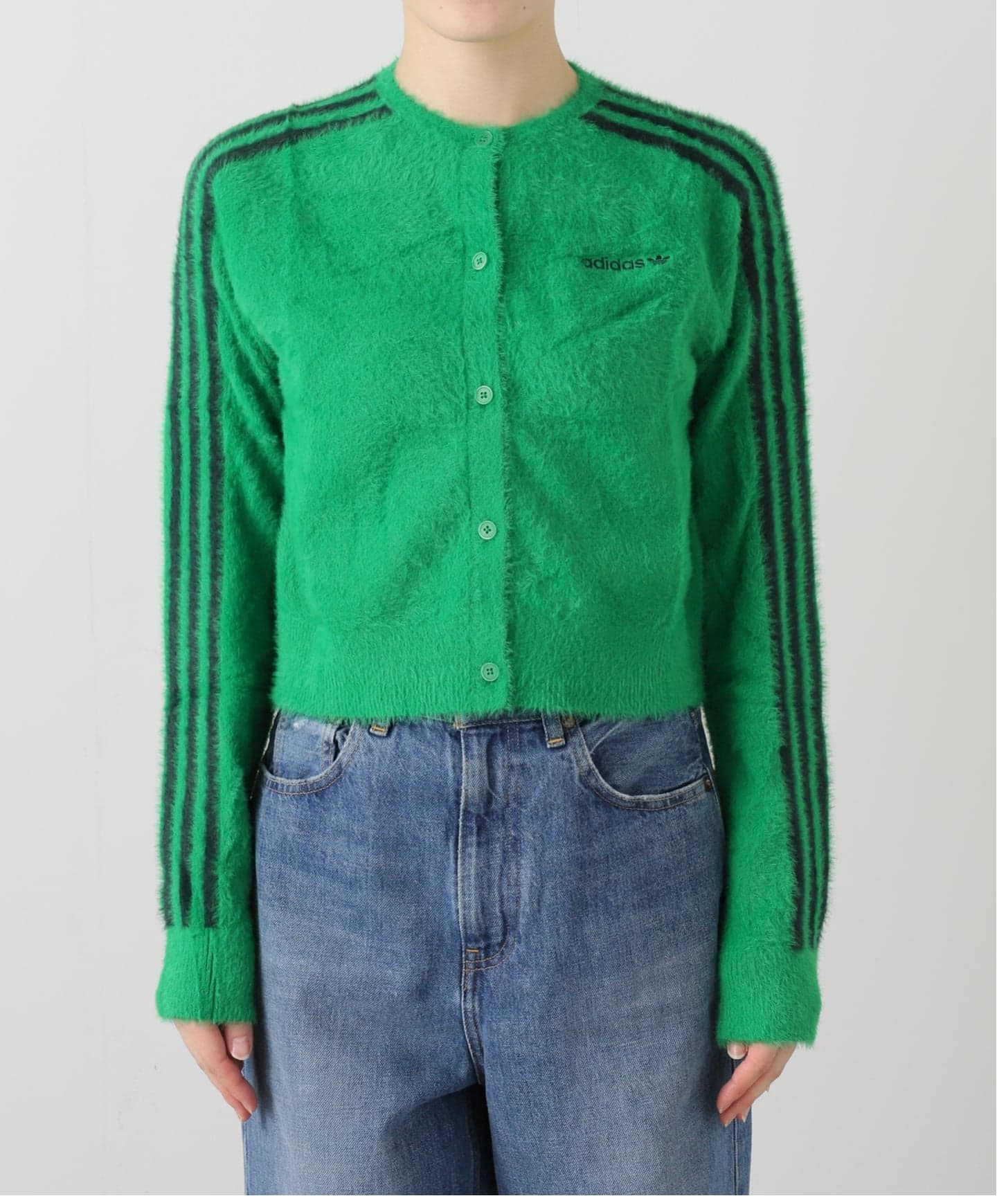 ADIDAS/アディダス】FLUFFY カーディガン（ニット／セーター）｜MUSE