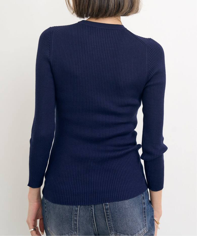 CREW NECK RIB KNIT（ニット／セーター）｜L