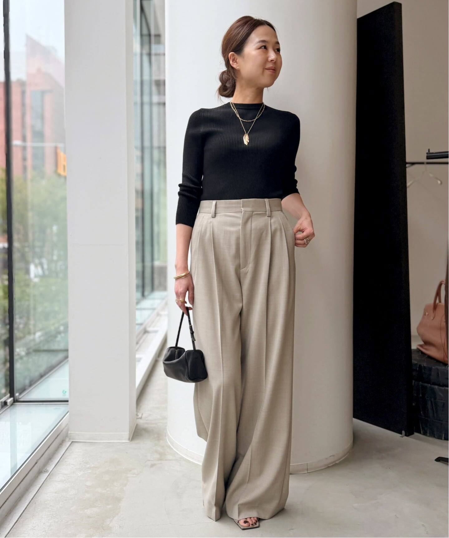 CREW NECK RIB KNIT（ニット／セーター）｜L'Appartement
