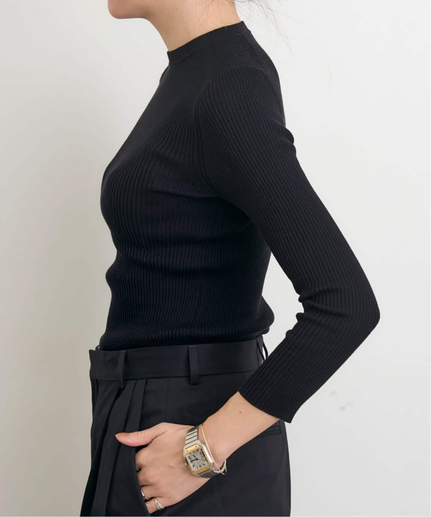 CREW NECK RIB KNIT（ニット／セーター）｜L'Appartement