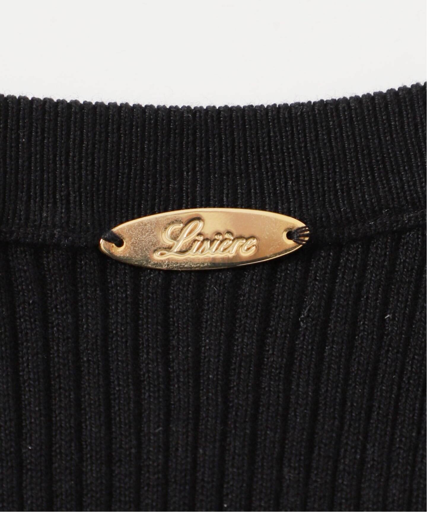 アパルトモン リブニット ネイビー CREW NECK RIB KNIT（ニット／セーター）｜L'Appartement