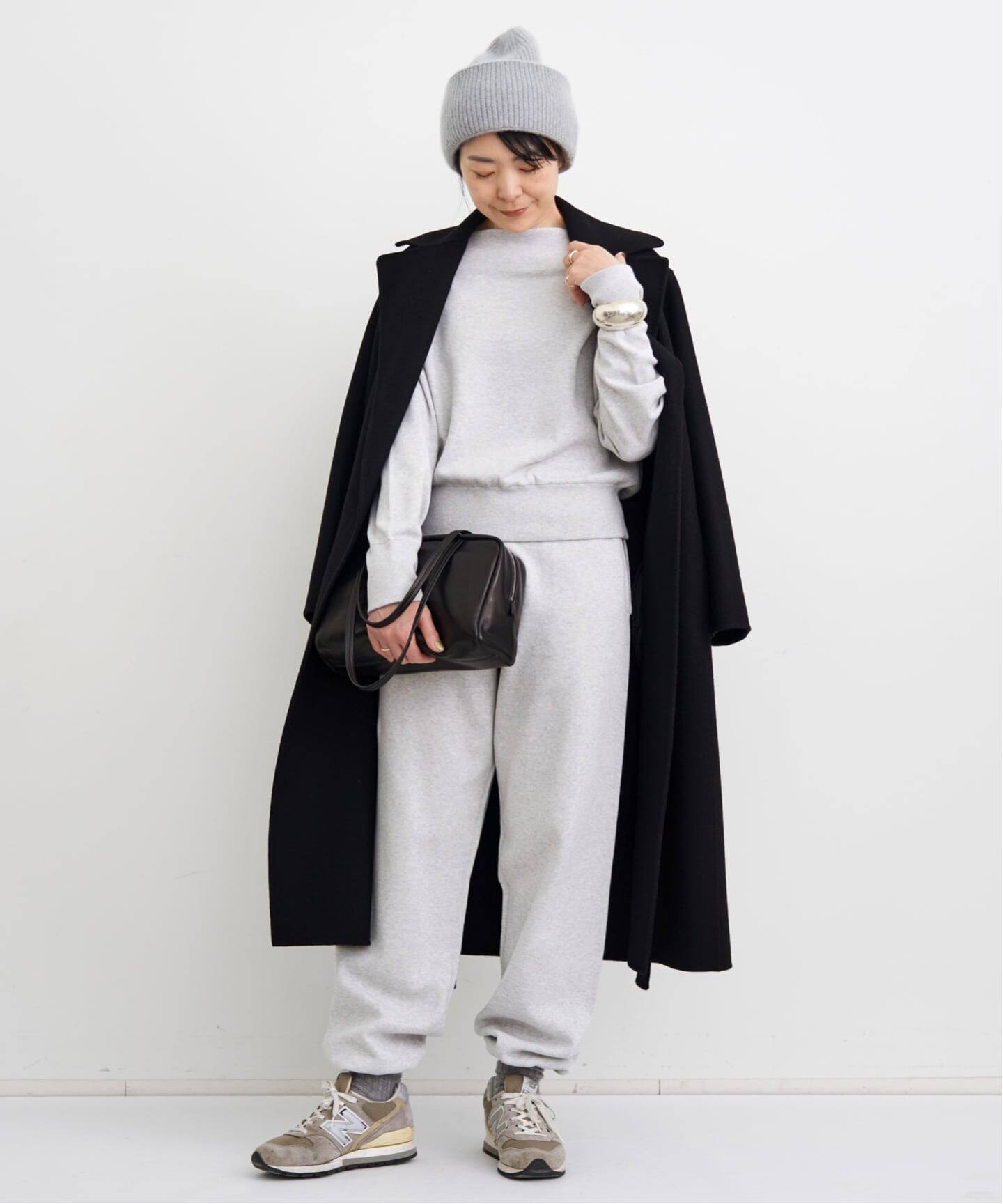 L'Appartement Cotton Double Face Knitグレー Cotton Double Face Knit（ニット／セーター）｜L'Appartement