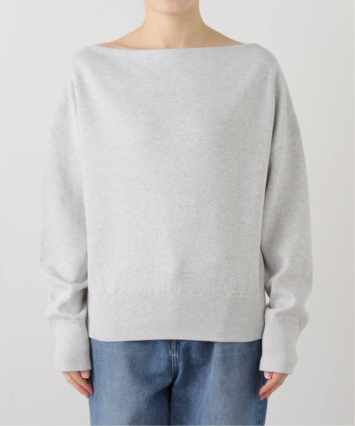 タグ付き未使用品★アパルトモン★ボートネックアゼニットセーター　グレージュ タグ付き未使用品☆アパルトモン☆ボートネックアゼニットセーター