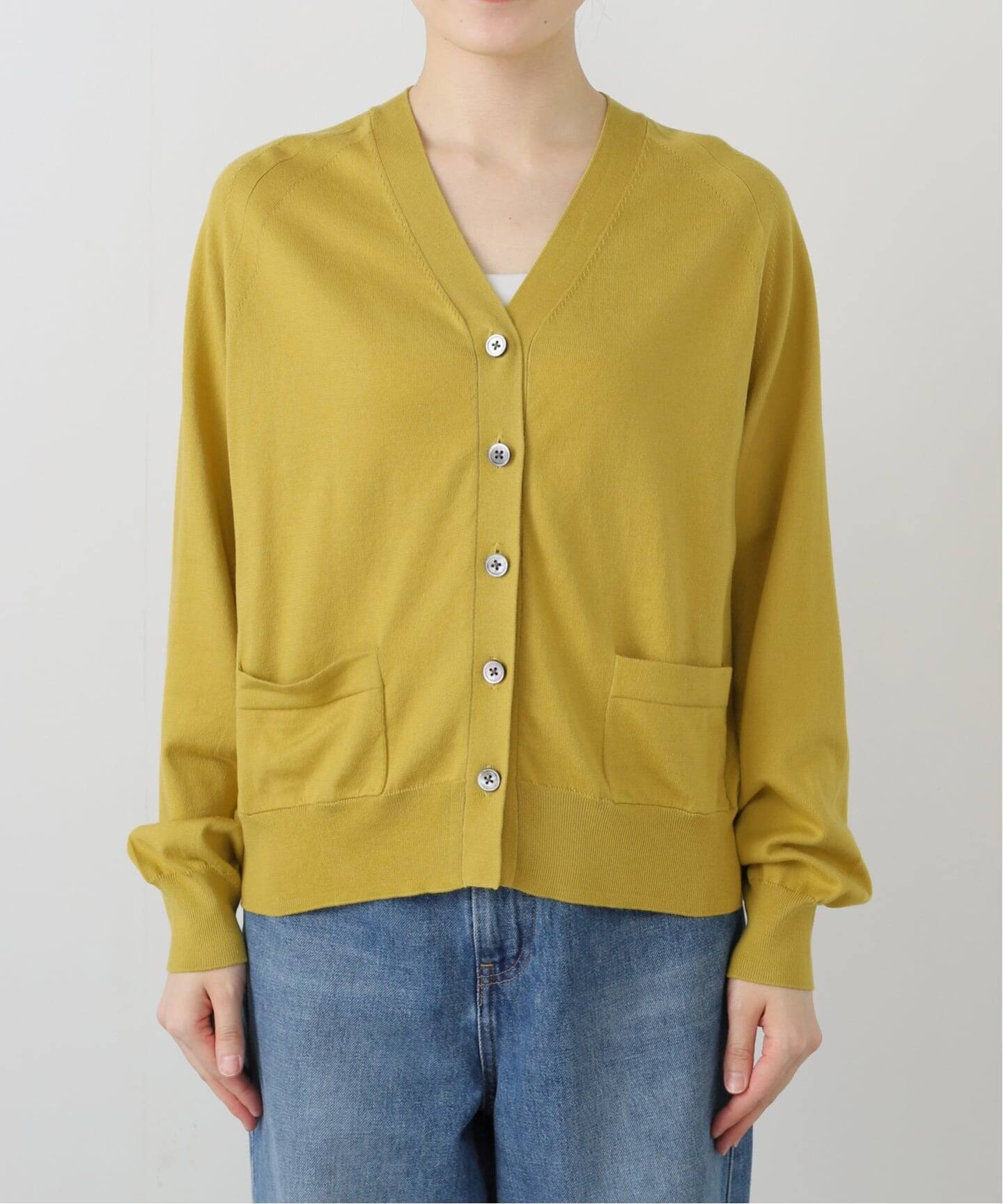 L'Appartement V/N Basic KNIT 美品 ブラック BASIC V-NECK CARDIGAN（カーディガン）｜L'Appartement（アパルトモン