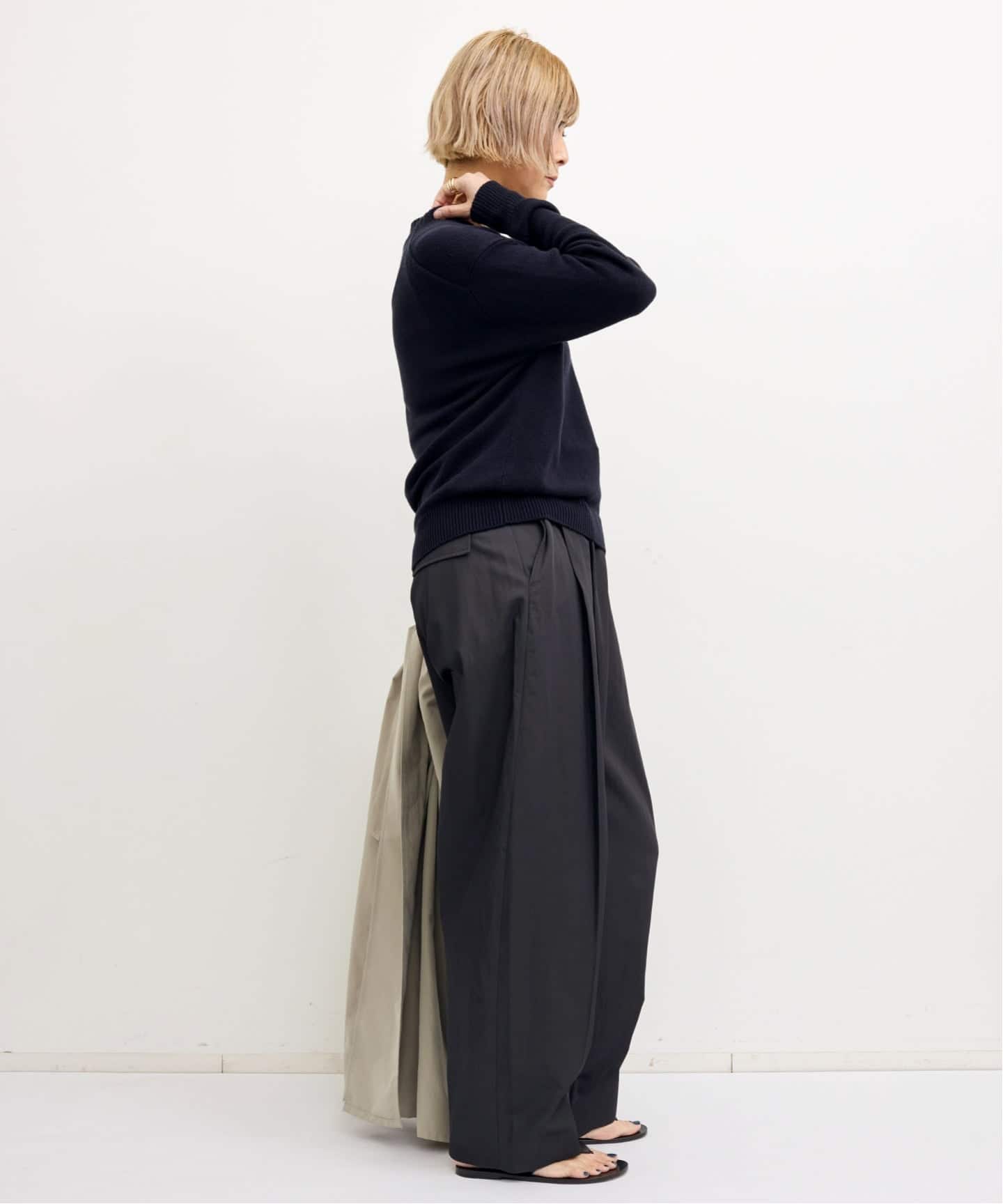 アパルトモン シルクコットンニット SILK V-NECK KNIT（ニット／セーター）｜L'Appartement（アパルトモン