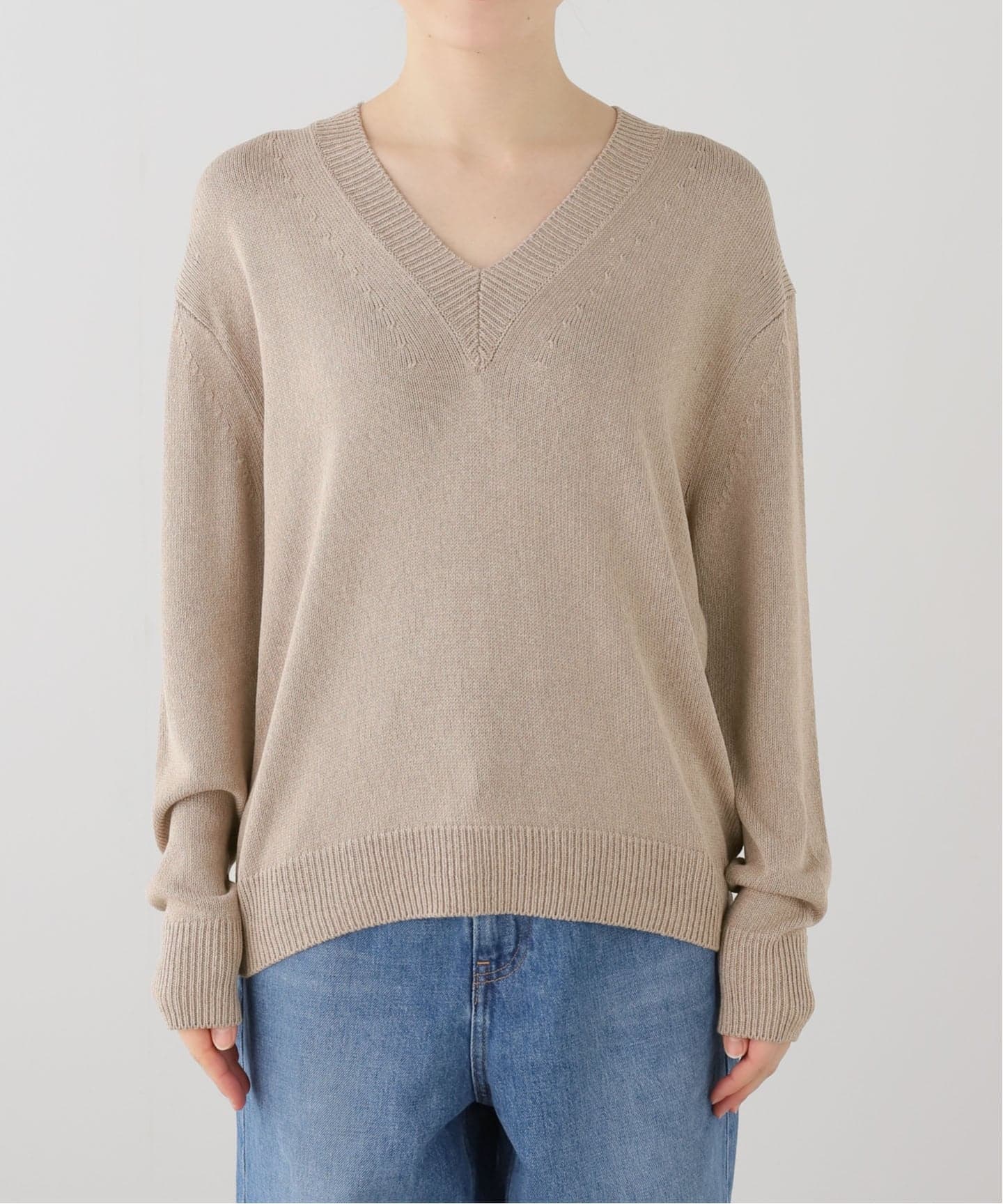 SILK V-NECK KNIT（ニット／セーター）｜L'Appartement（アパルトモン