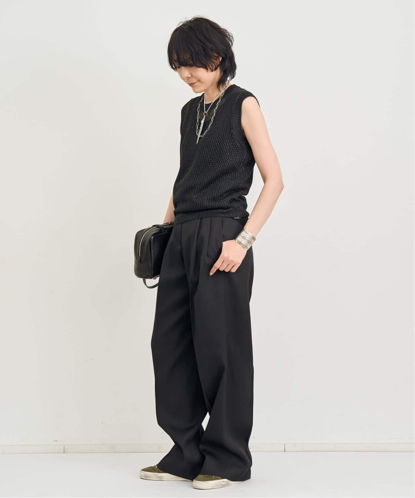 SEQUIN MESH KNIT TOP（ニット／セーター）｜L'Appartement