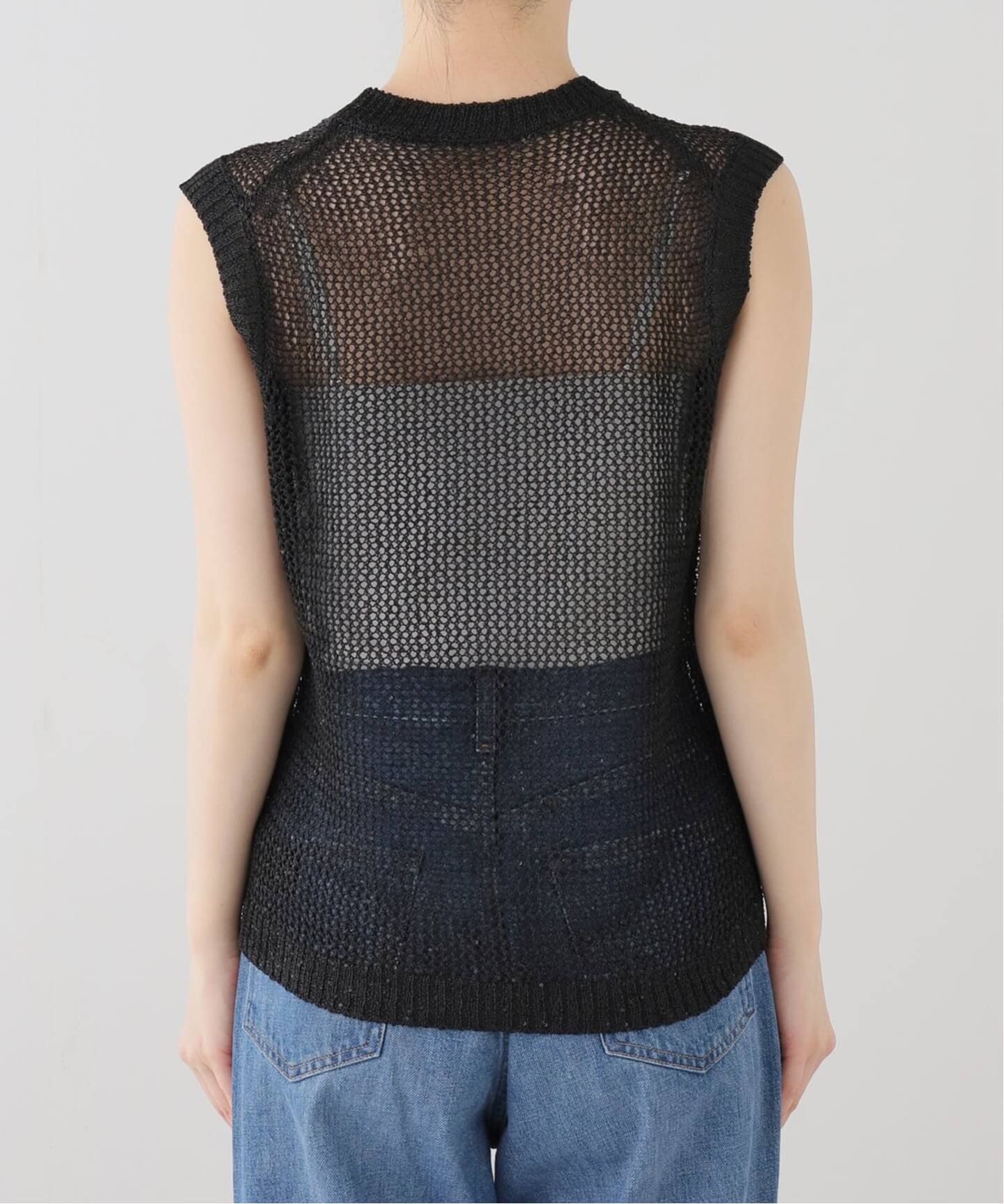 SEQUIN MESH KNIT TOP（ニット／セーター）｜L'Appartement
