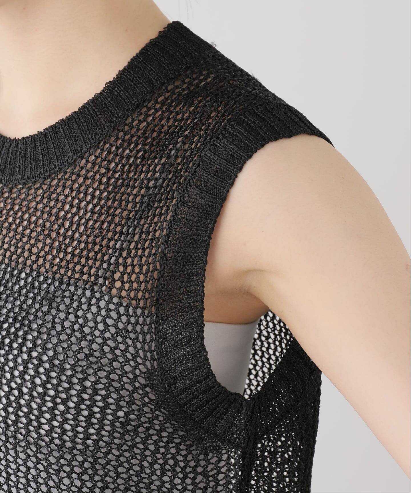 SEQUIN MESH KNIT TOP（ニット／セーター）｜L'Appartement