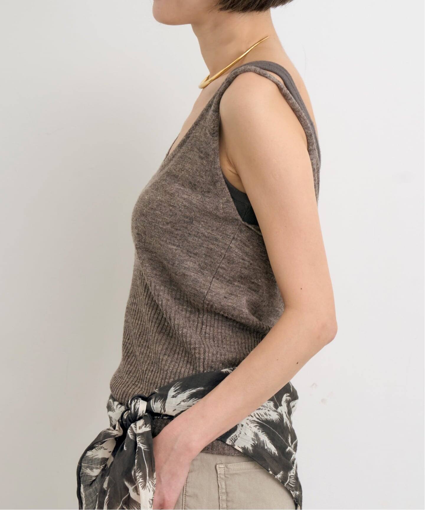 LINEN CAMISOLE（ニット／セーター）｜L