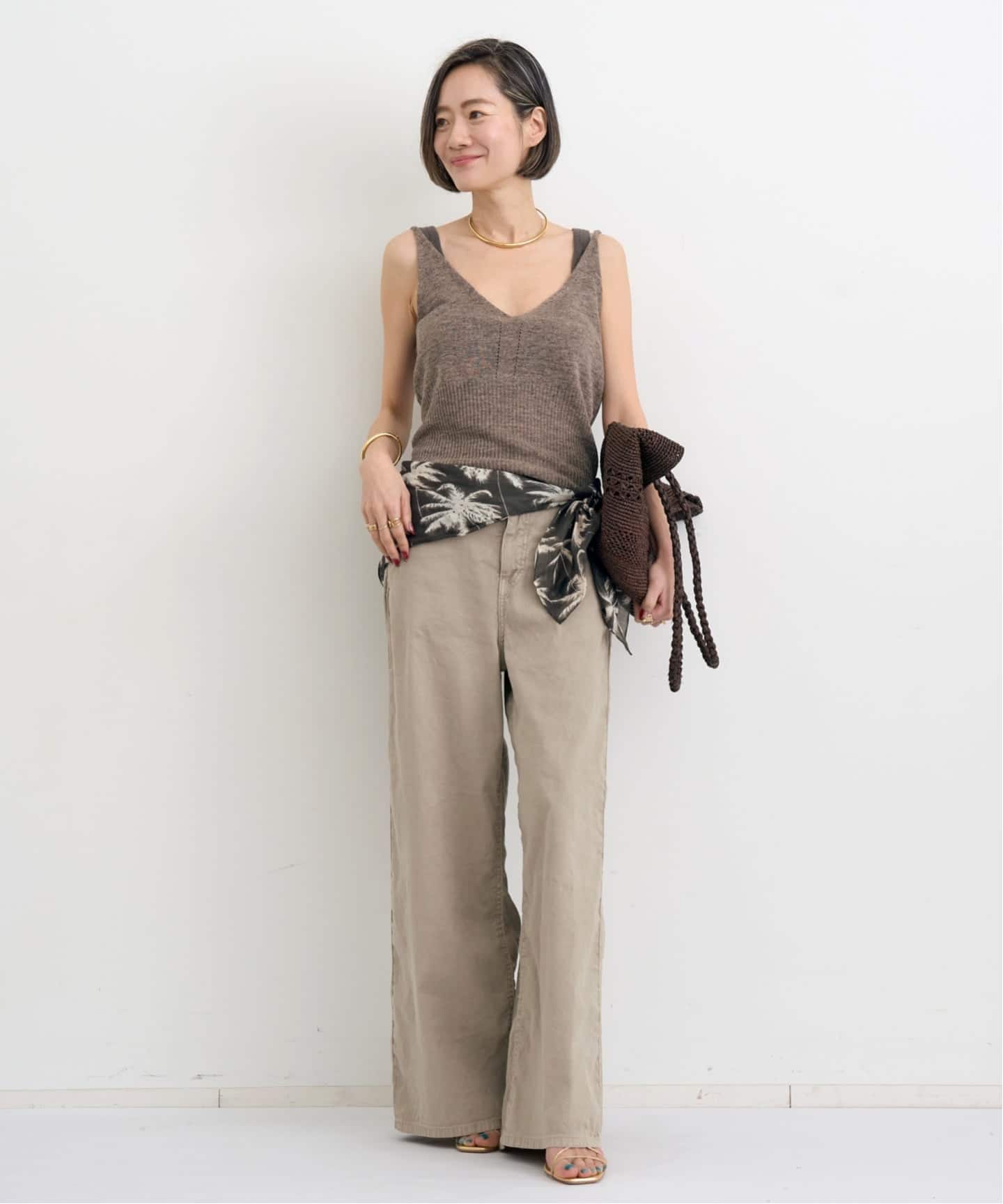 アパルトモン CTN*LINEN Camisole  即決前にご連絡を LINEN CAMISOLE（ニット／セーター）｜L'Appartement（アパルトモン