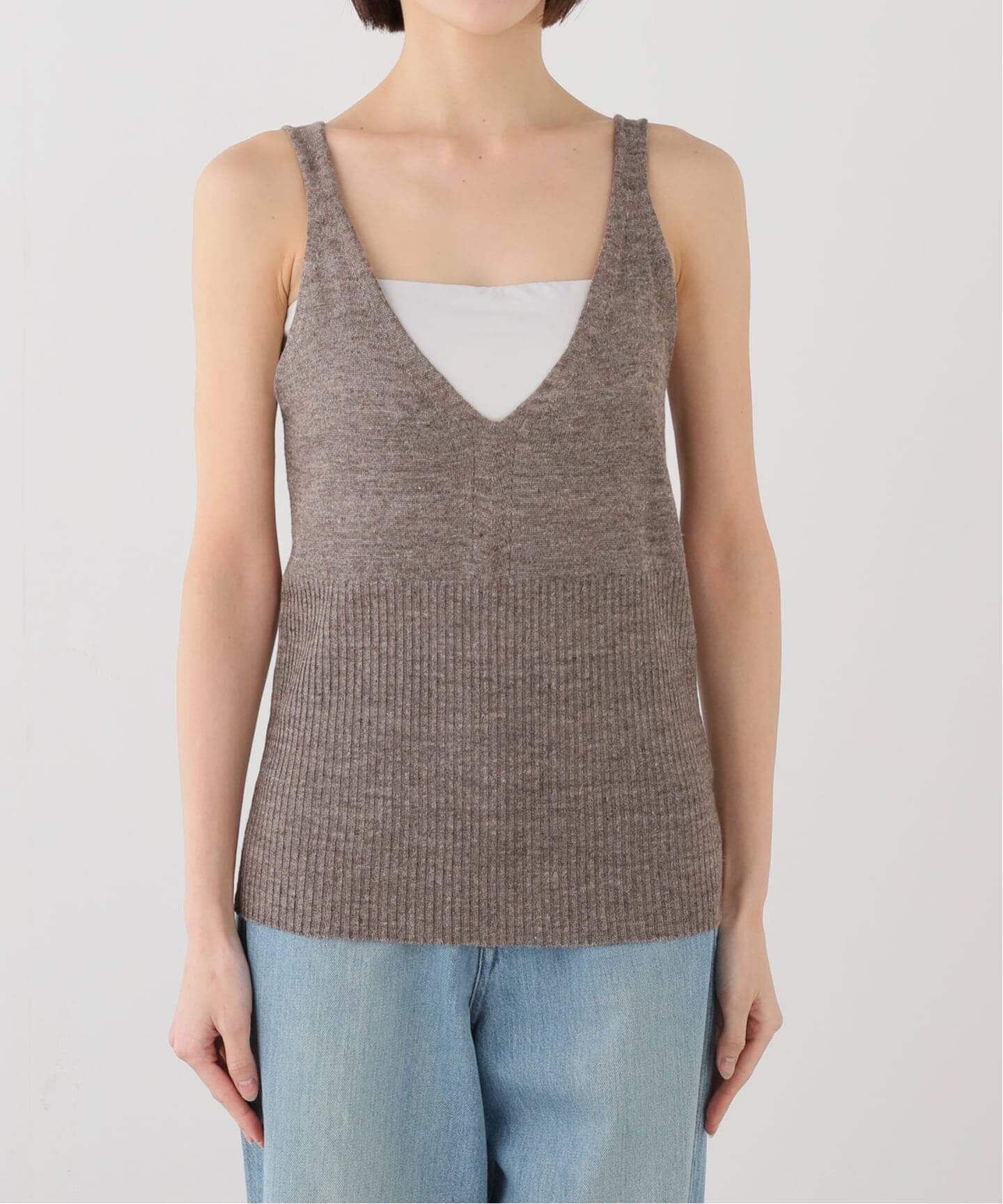 アパルトモン CTN*LINEN Camisole  即決前にご連絡を LINEN CAMISOLE（ニット／セーター）｜L'Appartement（アパルトモン