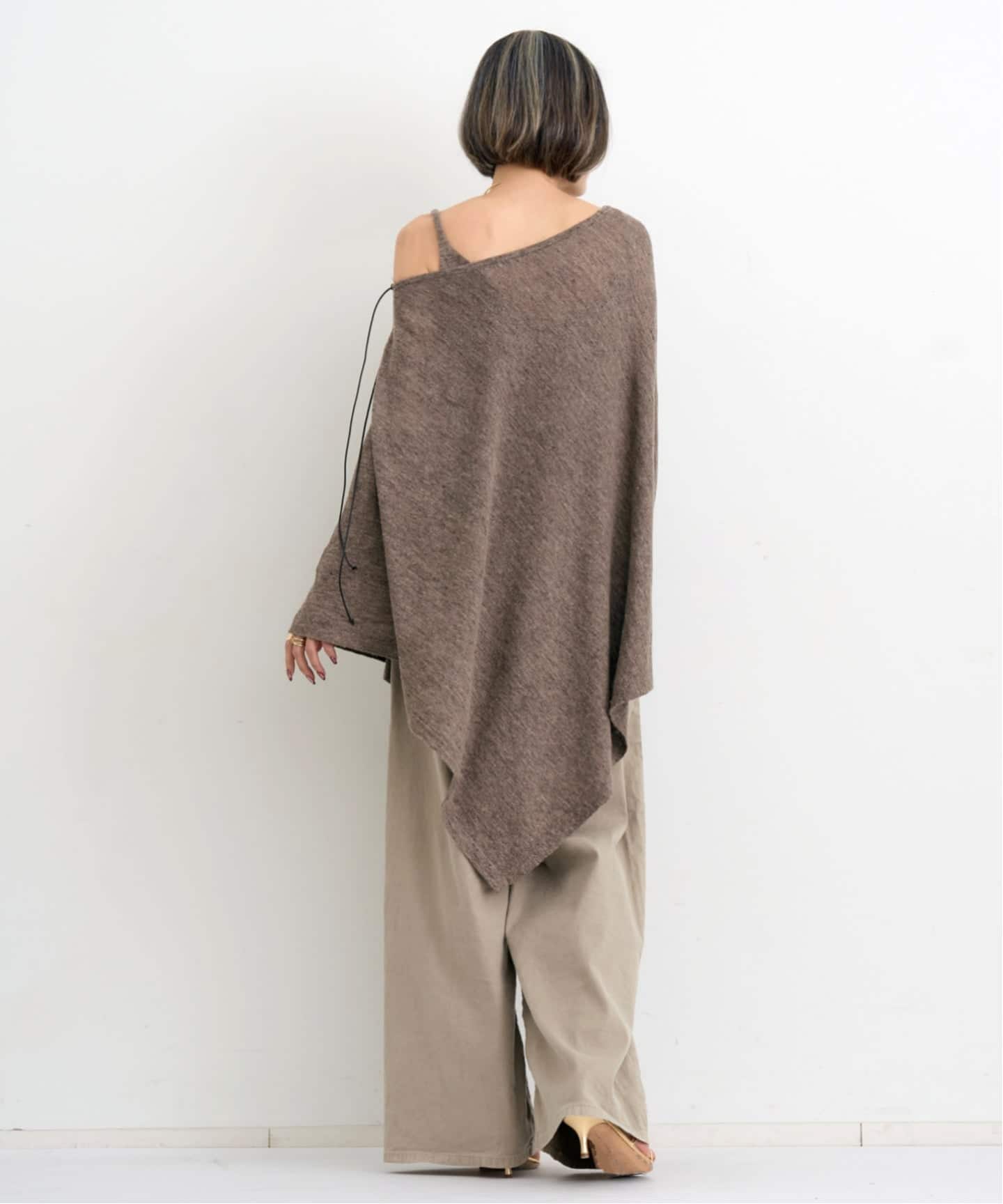 ニット/セーター L'Appartement Cashmere C/N Poncho Knit LINEN PONCHO（ニット／セーター）｜L'Appartement（アパルトモン）の