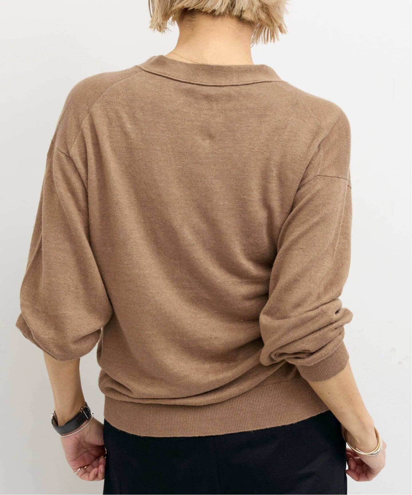 LINEN OVERSIZED 2WAY CARDIGAN（カーディガン）｜L'Appartement