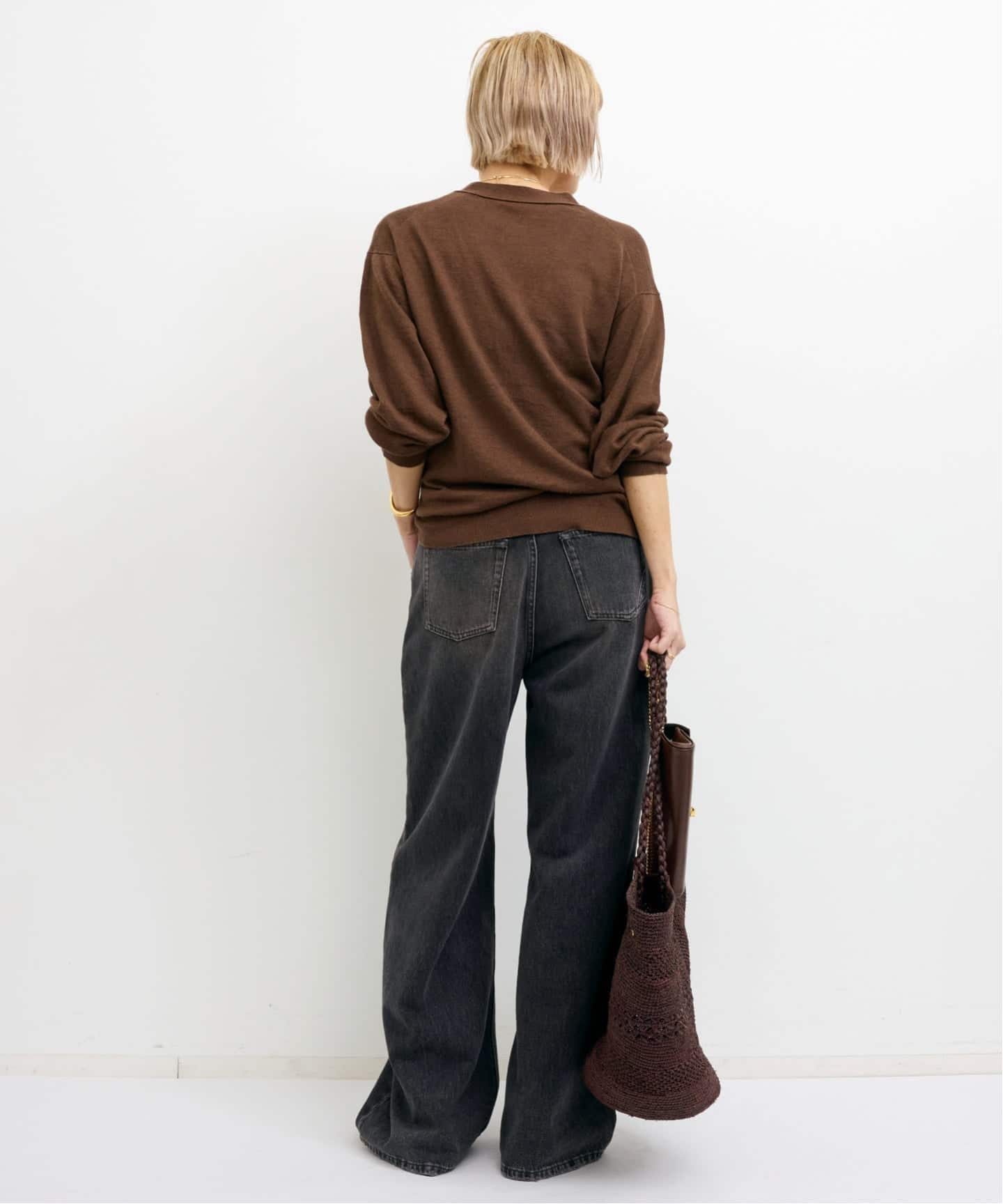 LINEN OVERSIZED 2WAY CARDIGAN（カーディガン）｜L'Appartement