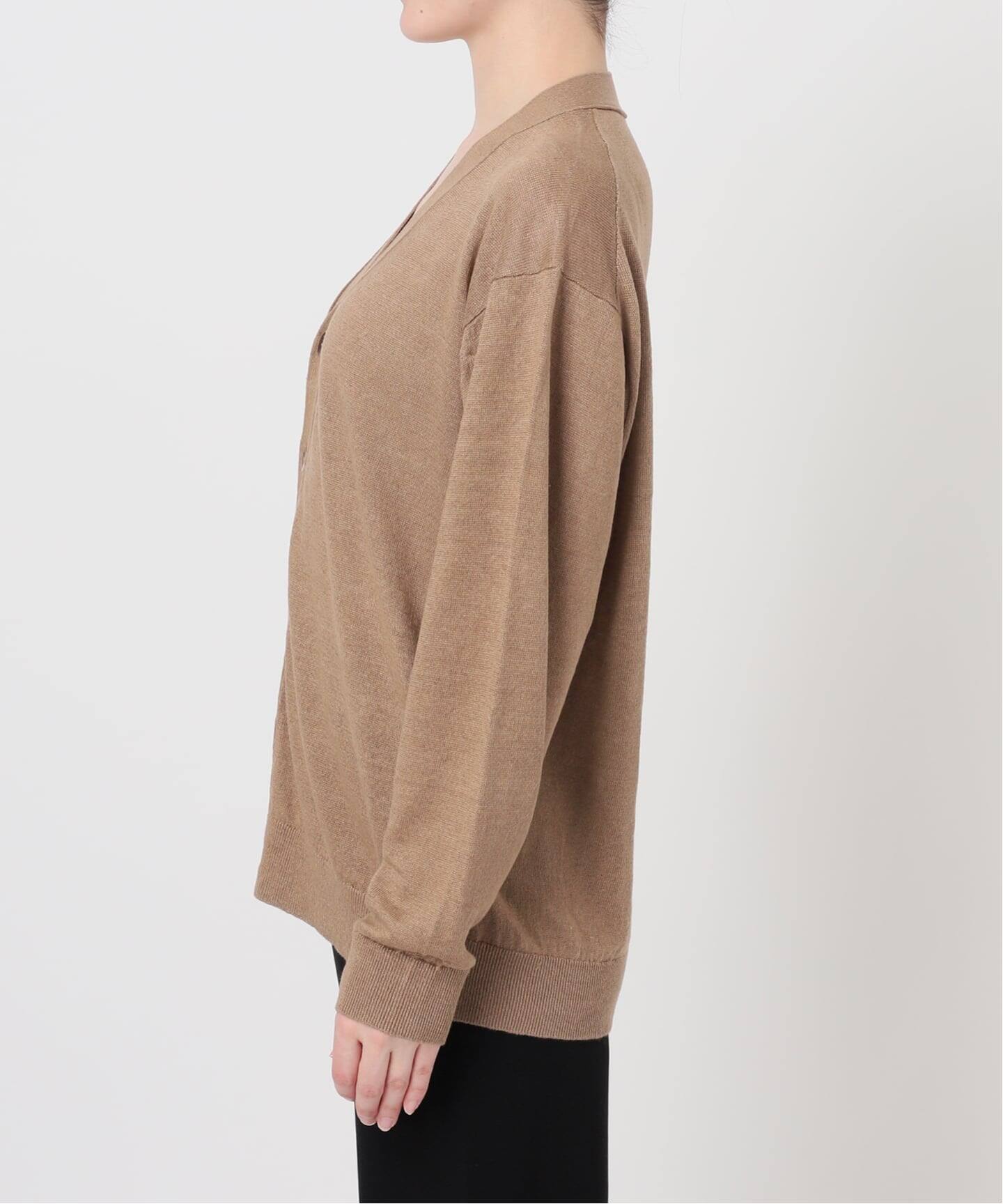 LINEN OVERSIZED 2WAY CARDIGAN（カーディガン）｜L'Appartement