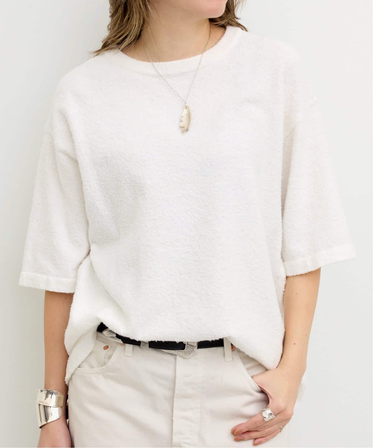 L'Appartement アパルトモン BRUSHED KNIT TEE BRUSHED KNIT TEE（ニット／セーター）｜L'Appartement（アパルトモン