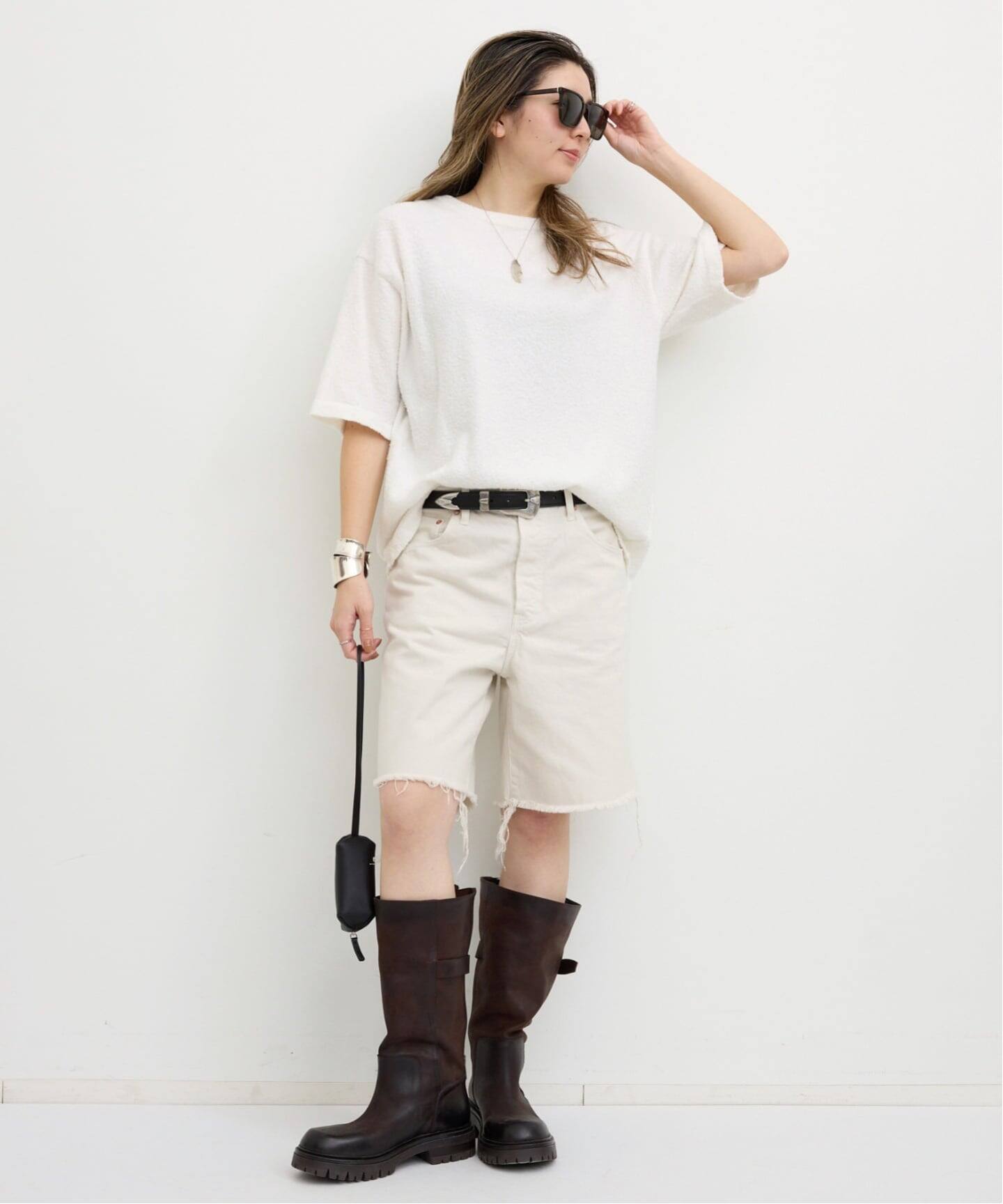 L'Appartement アパルトモン BRUSHED KNIT TEE BRUSHED KNIT TEE（ニット／セーター）｜L'Appartement（アパルトモン