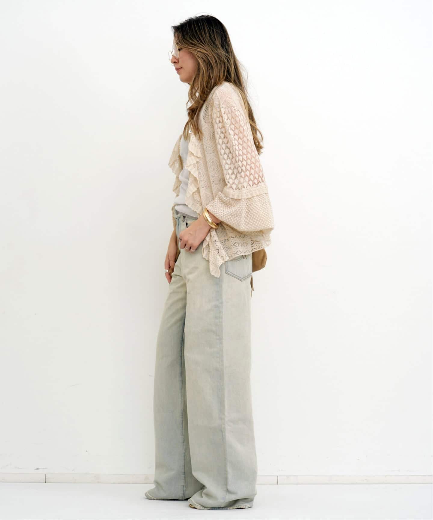 VICTRIAN LACE KNIT（ニット／セーター）｜L'Appartement