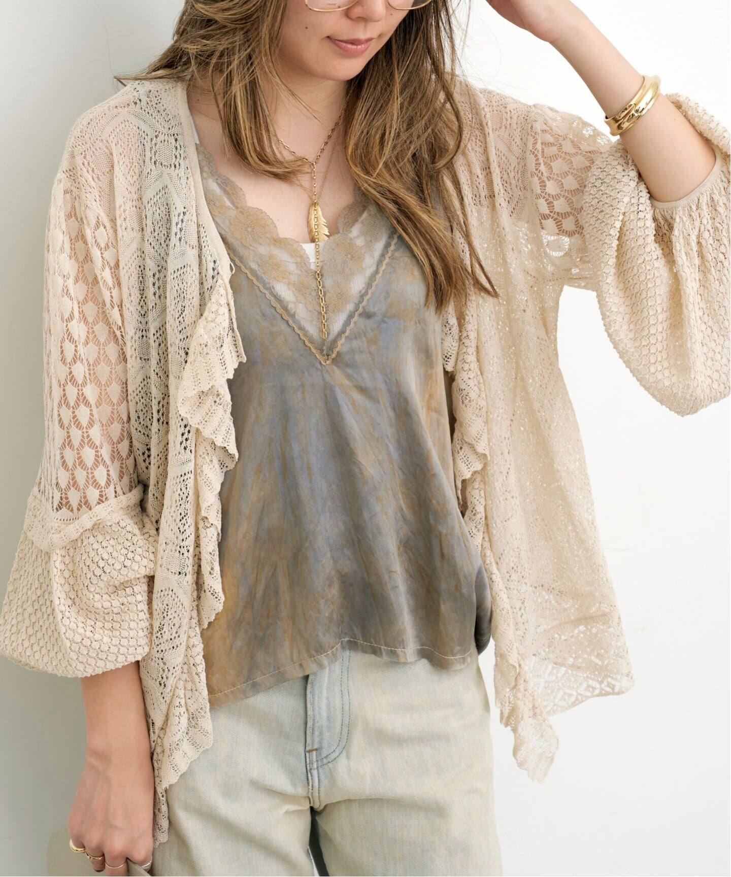 VICTRIAN LACE KNIT（ニット／セーター）｜L'Appartement