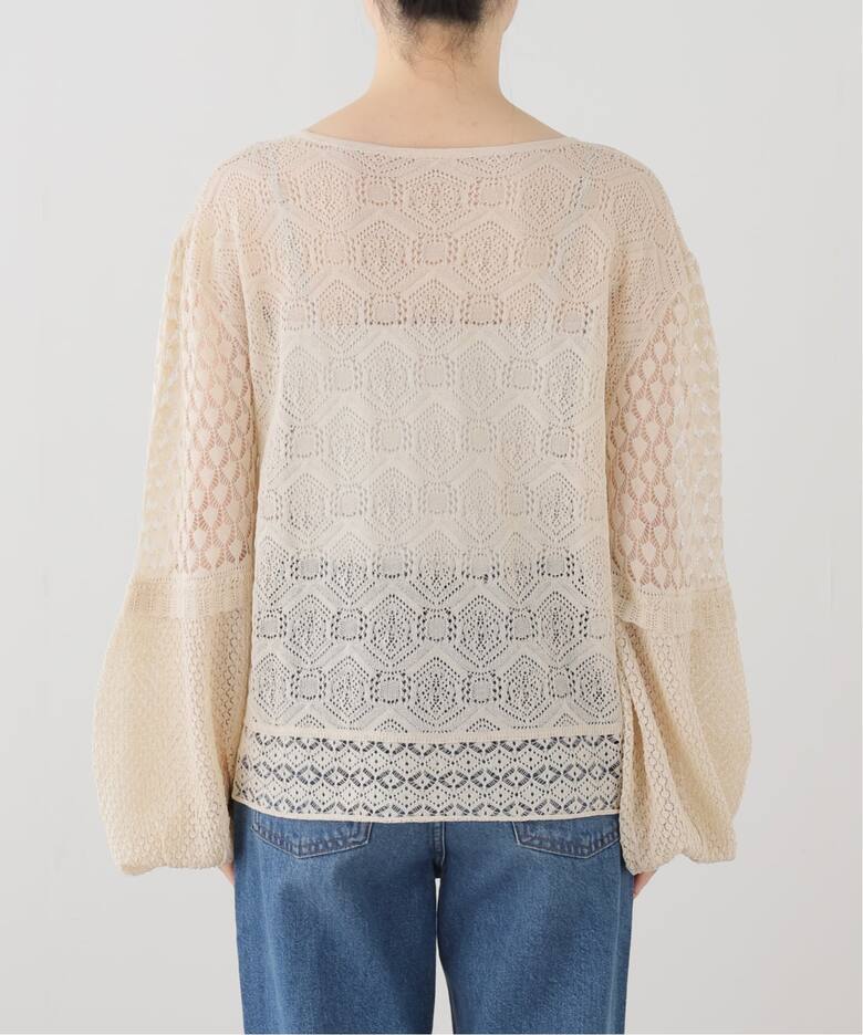 VICTRIAN LACE KNIT（ニット／セーター）｜L