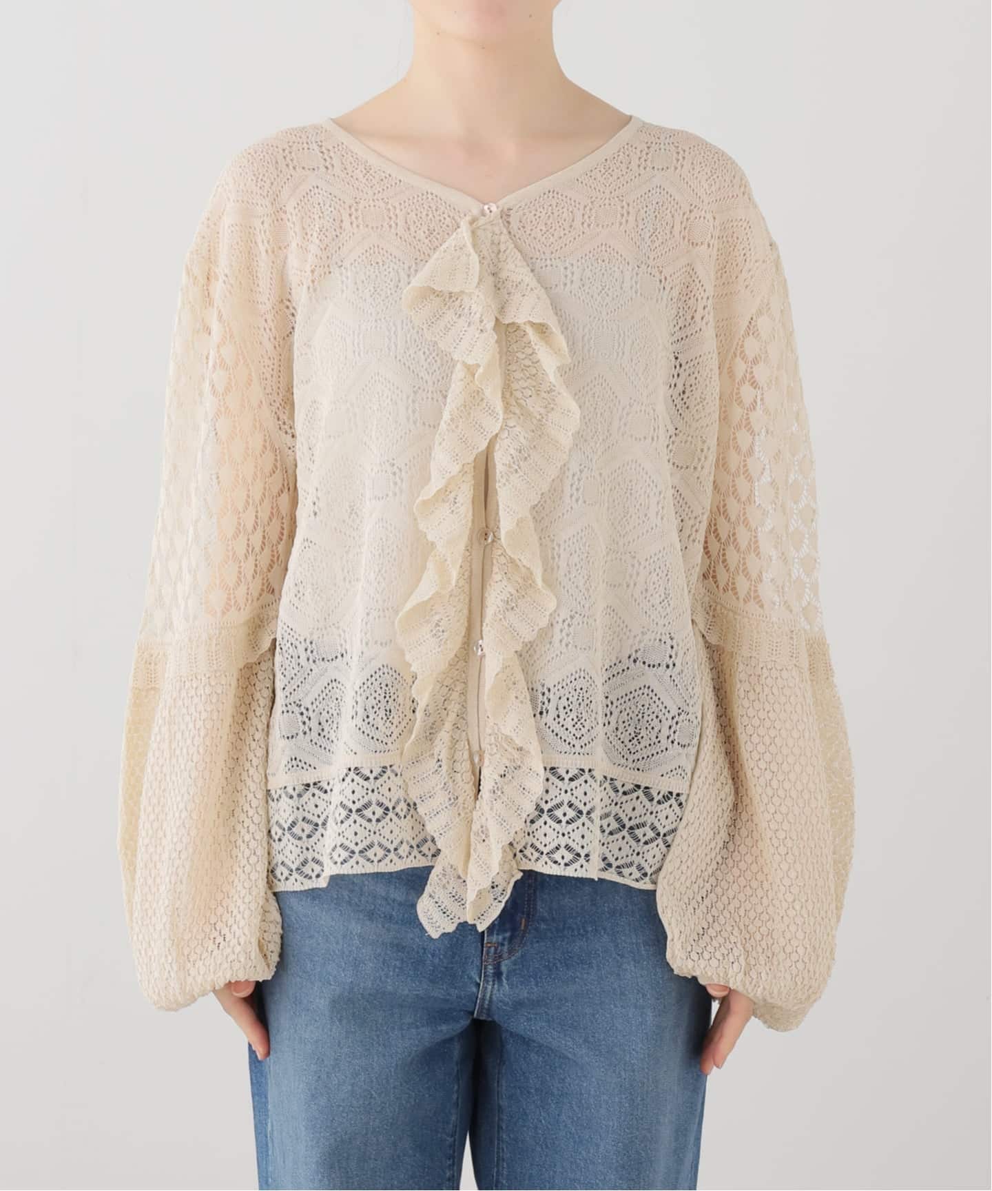 トップス L'Appartement VICTRIAN LACE KNIT VICTRIAN LACE KNIT（ニット／セーター）｜L'Appartement
