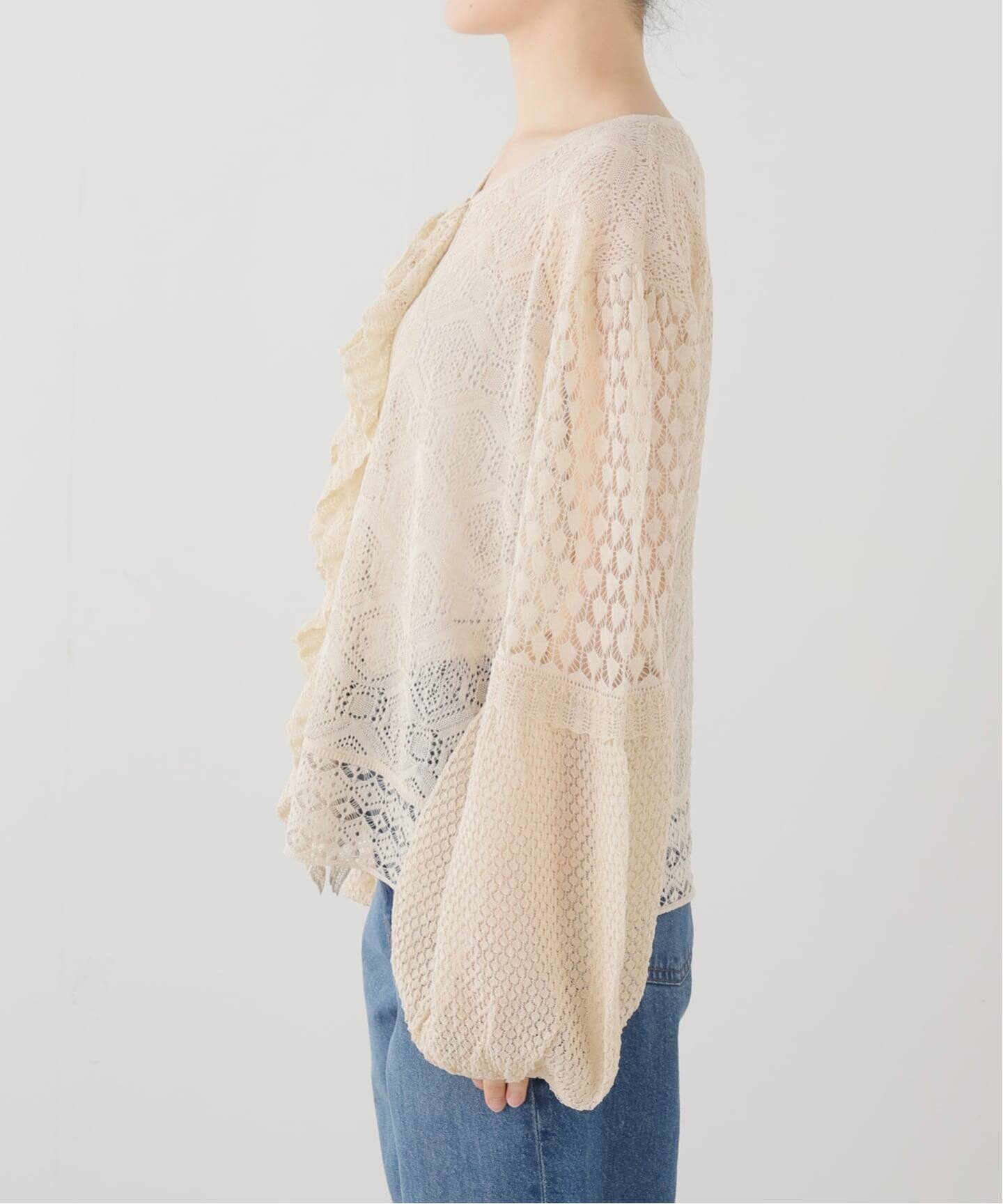 VICTRIAN LACE KNIT（ニット／セーター）｜L'Appartement