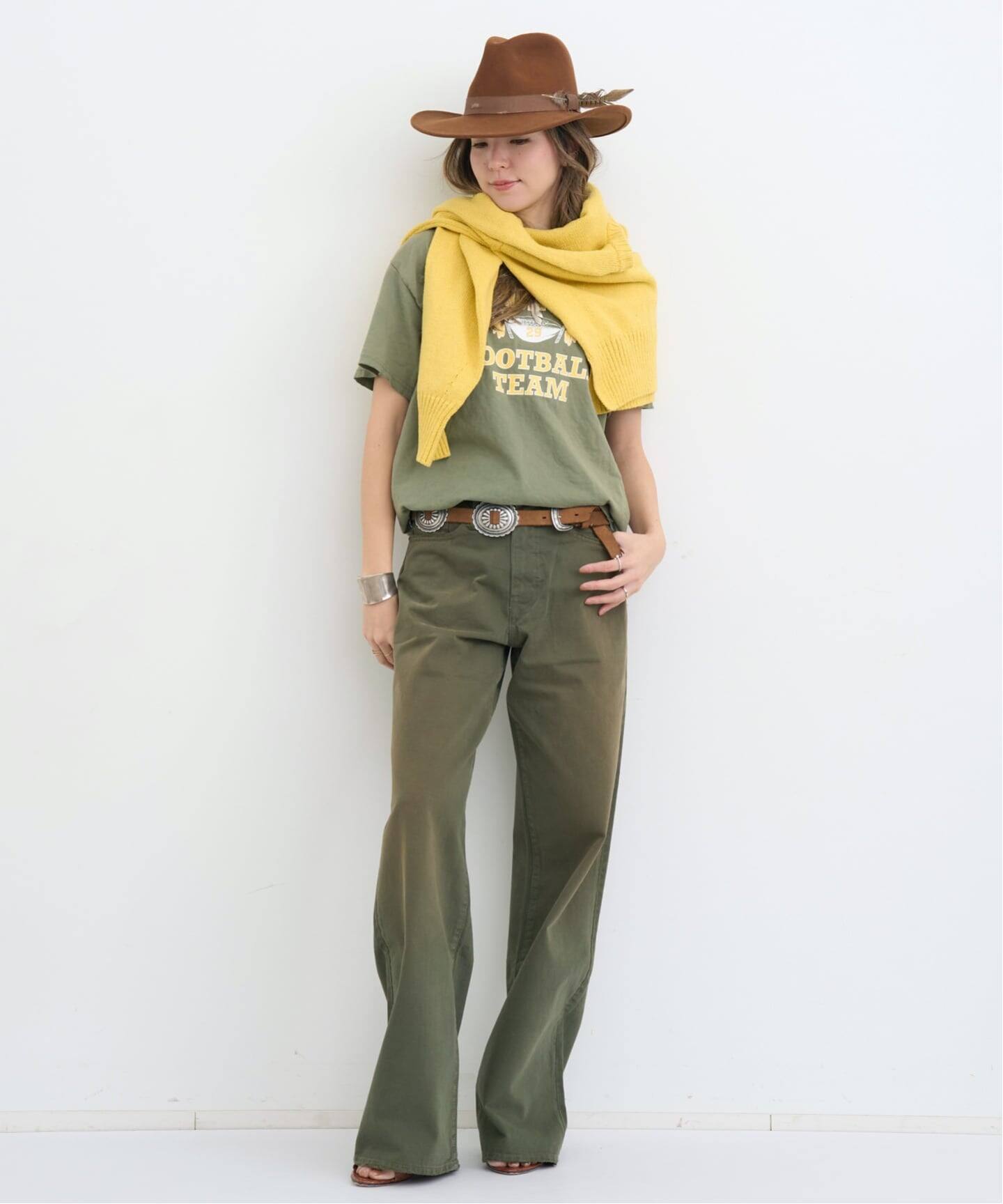 ニット/セーター L'Appartement Mockneck Border Knit アパルトモン ドゥーズィエムクラス L'Appartement 22AW Mockneck