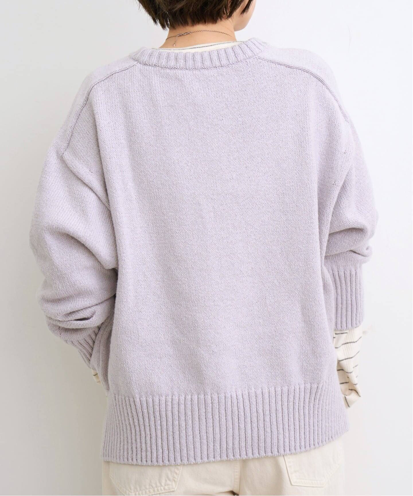 値下げ　l'appartement　COTTON BF KNIT COTTON BF KNIT（ニット／セーター）｜L'Appartement（アパルトモン