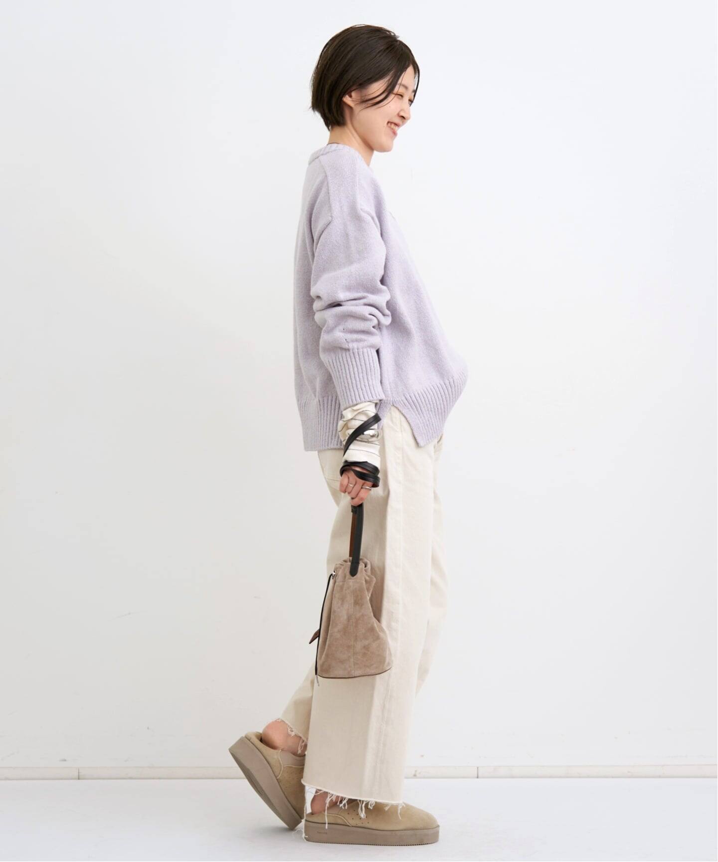 値下げ　l'appartement　COTTON BF KNIT COTTON BF KNIT（ニット／セーター）｜L'Appartement（アパルトモン