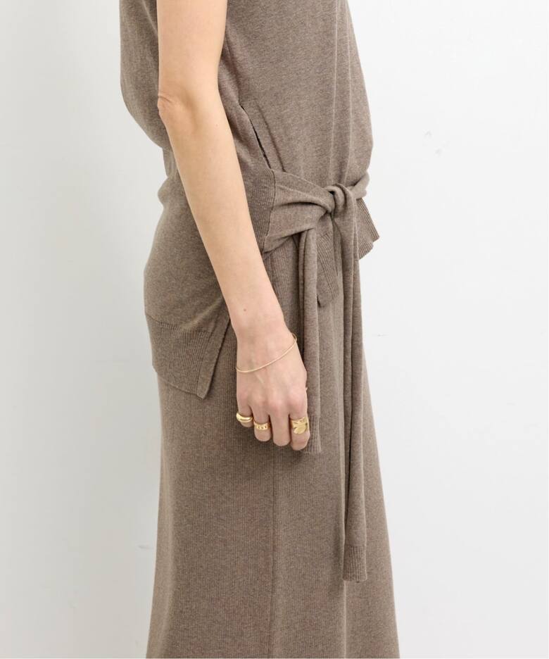 BELTED WRAP KNIT（ニット／セーター）｜L